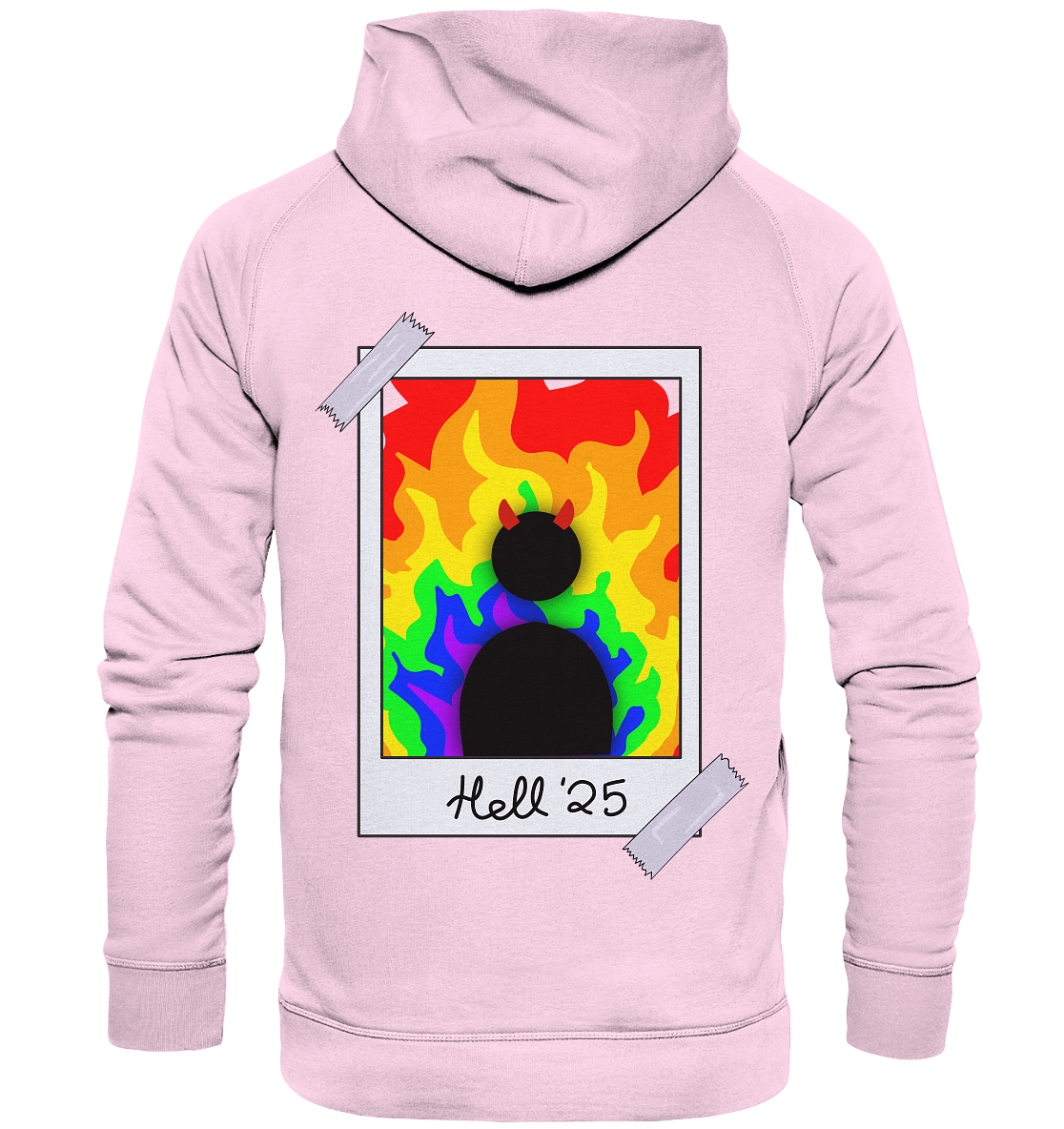 Queer in Hell '25 Backprint - Basic Unisex Hoodie