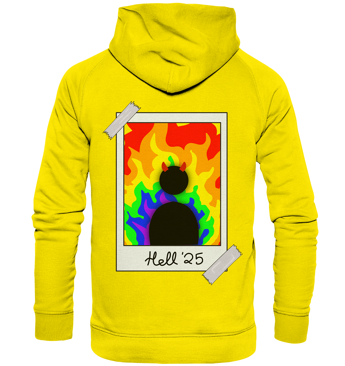Queer in Hell '25 Backprint - Basic Unisex Hoodie