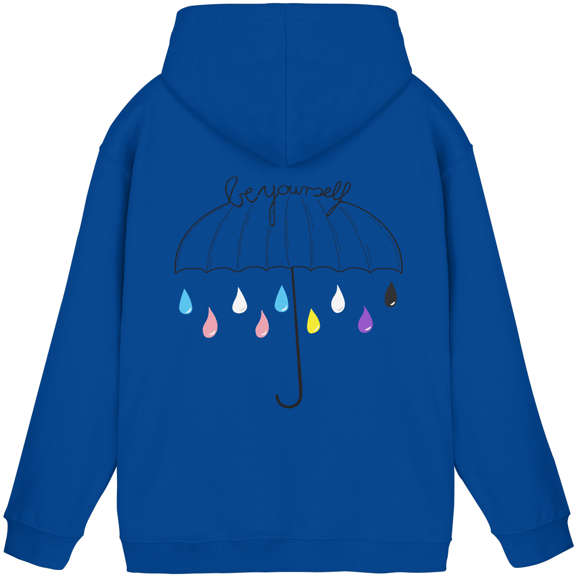 Trans Umbrella Backprint - Basic Unisex Hoodie