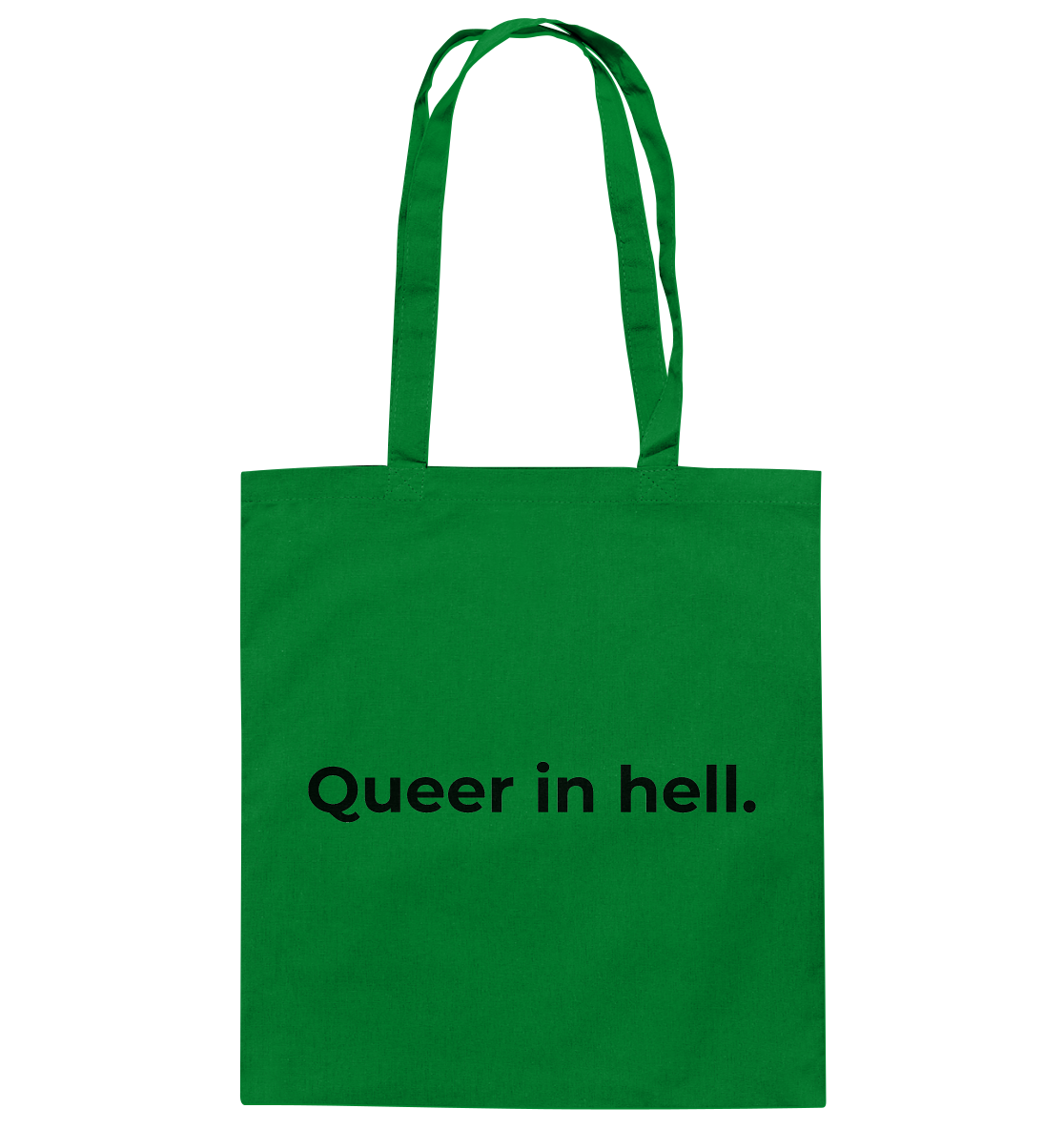 Queer in Hell '25 Backprint - Baumwolltasche