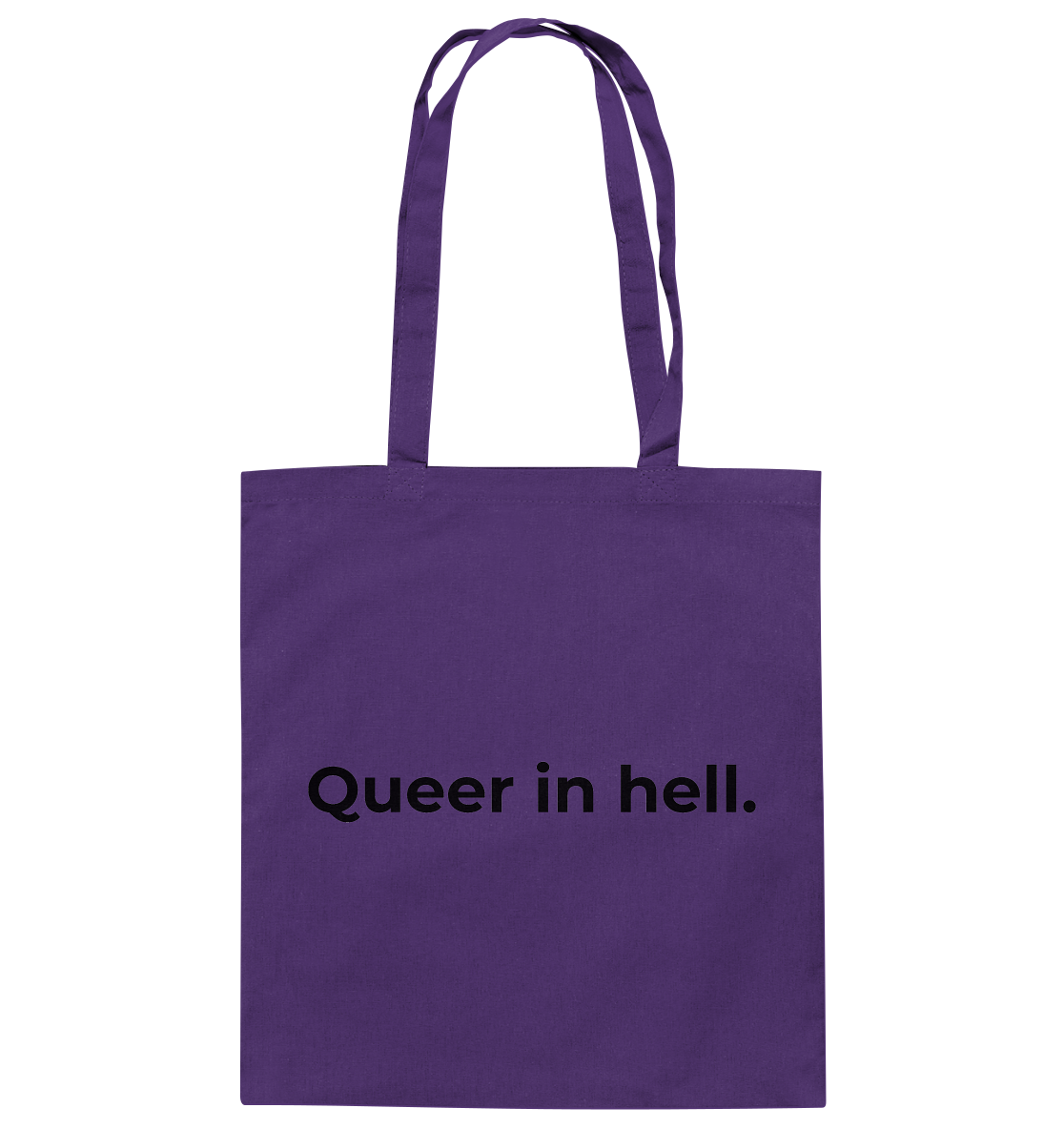 Queer in Hell '25 Backprint - Baumwolltasche