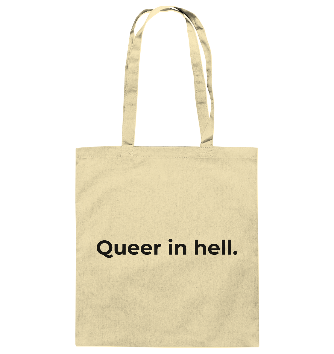 Queer in Hell '25 Backprint - Baumwolltasche