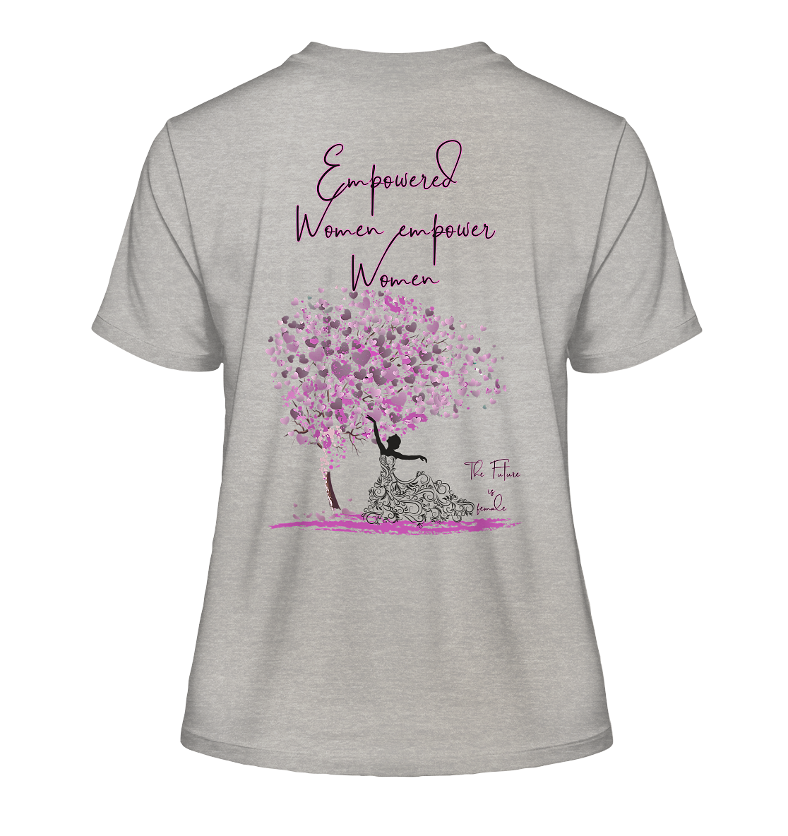 Empowered Women empower Women Backprint - Fitted Ladies Organic Shirt