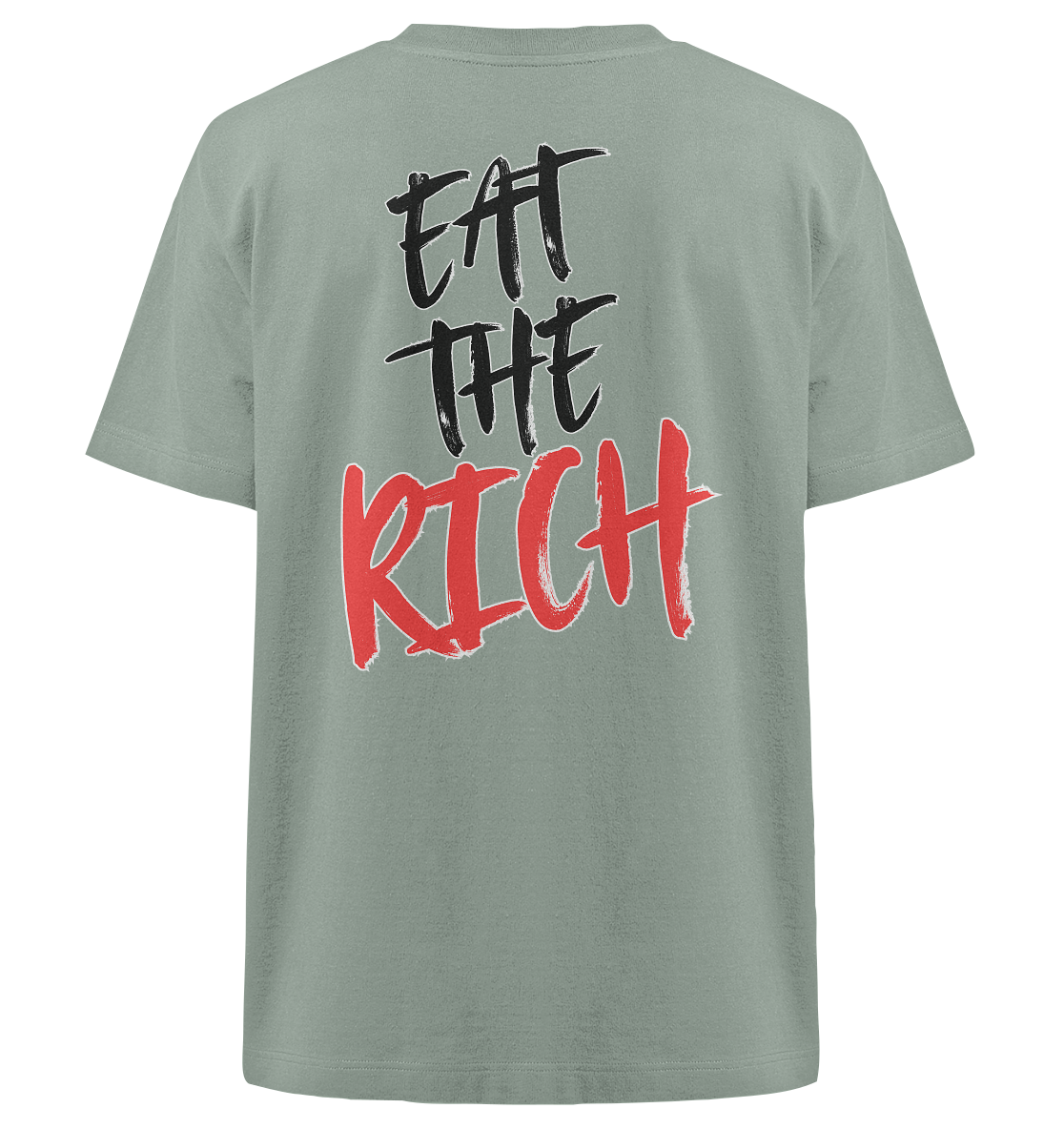 Eat the Rich "Skull Edition" Backprint - Organic Heavy T-Shirt
