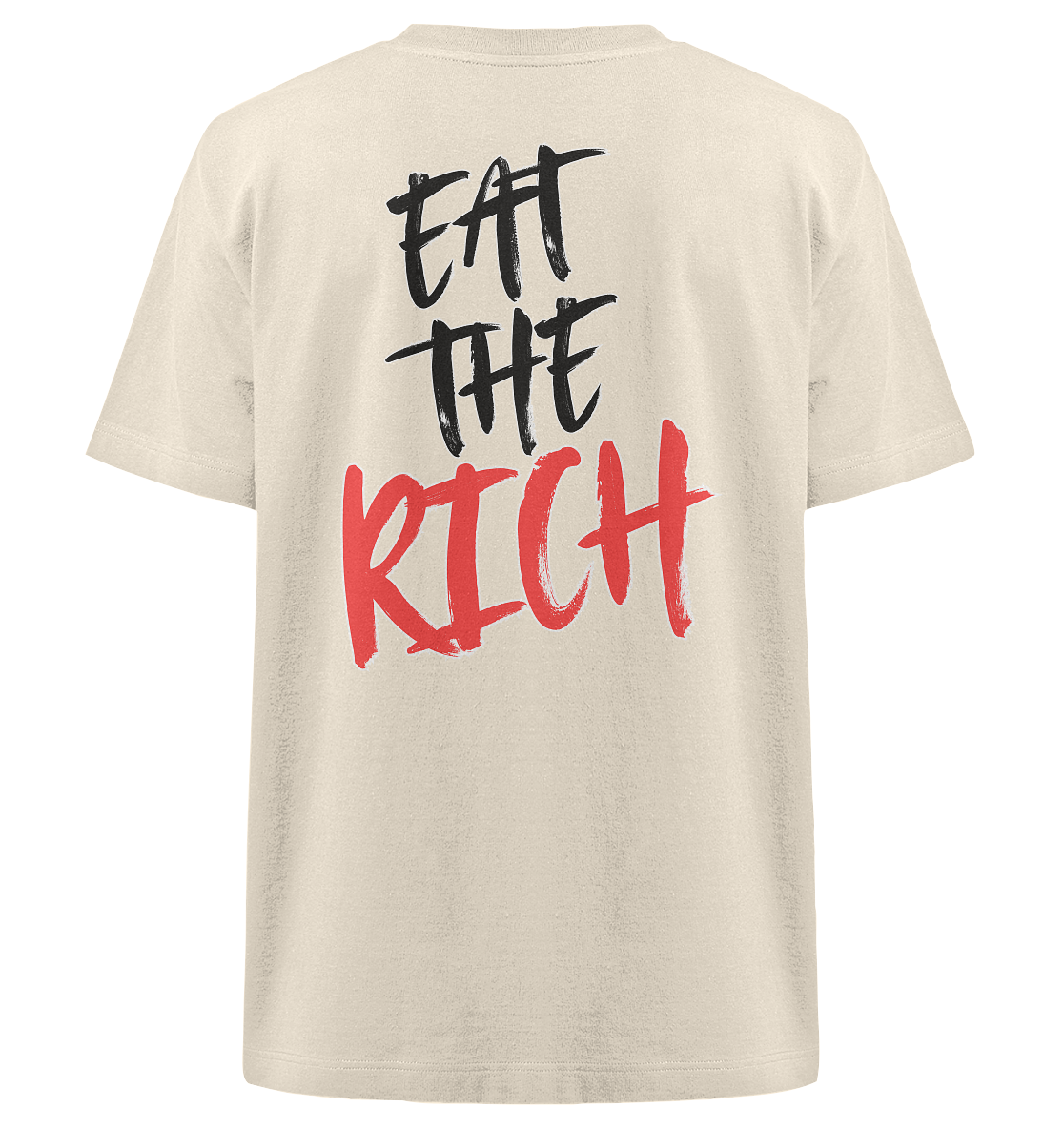 Eat the Rich "Skull Edition" Backprint - Organic Heavy T-Shirt