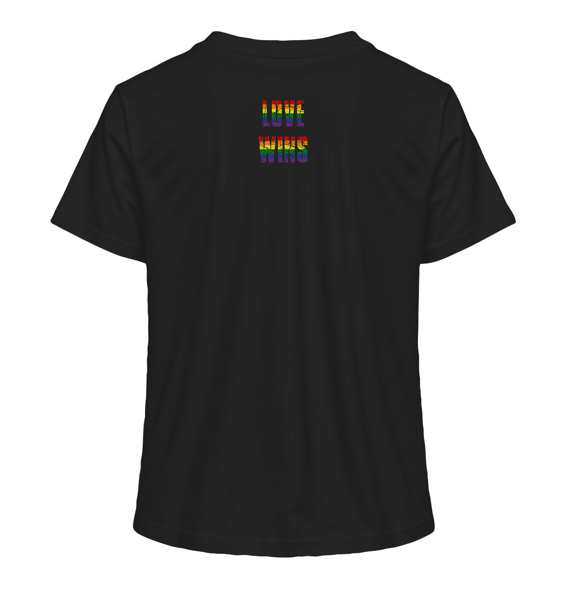 LOVE WINS in Regenbogen-Farben - Ladies Organic Shirt