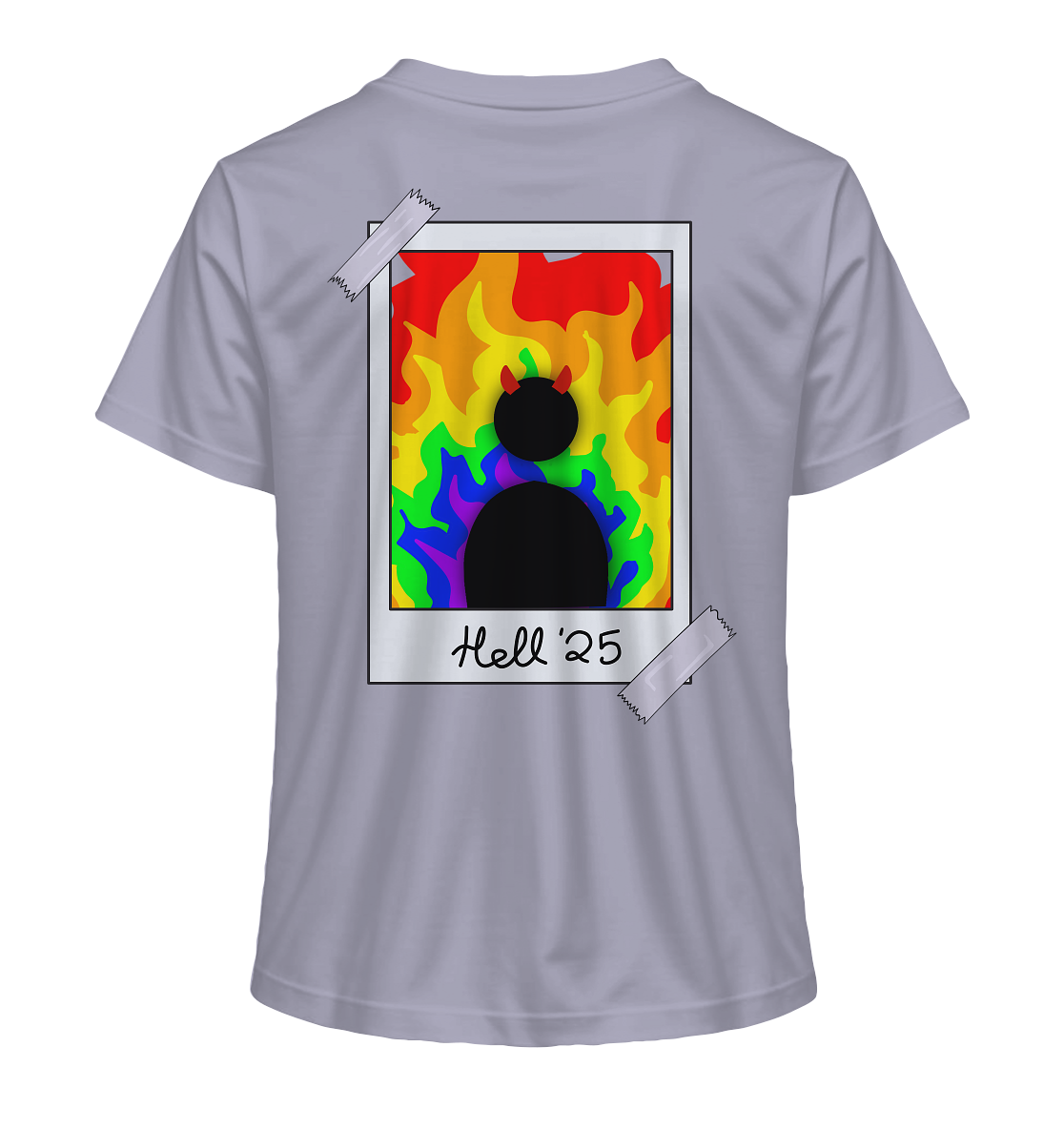 Queer in Hell '25 Backprint - Ladies Organic Shirt