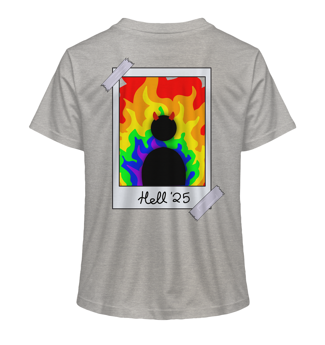 Queer in Hell '25 Backprint - Ladies Organic Shirt