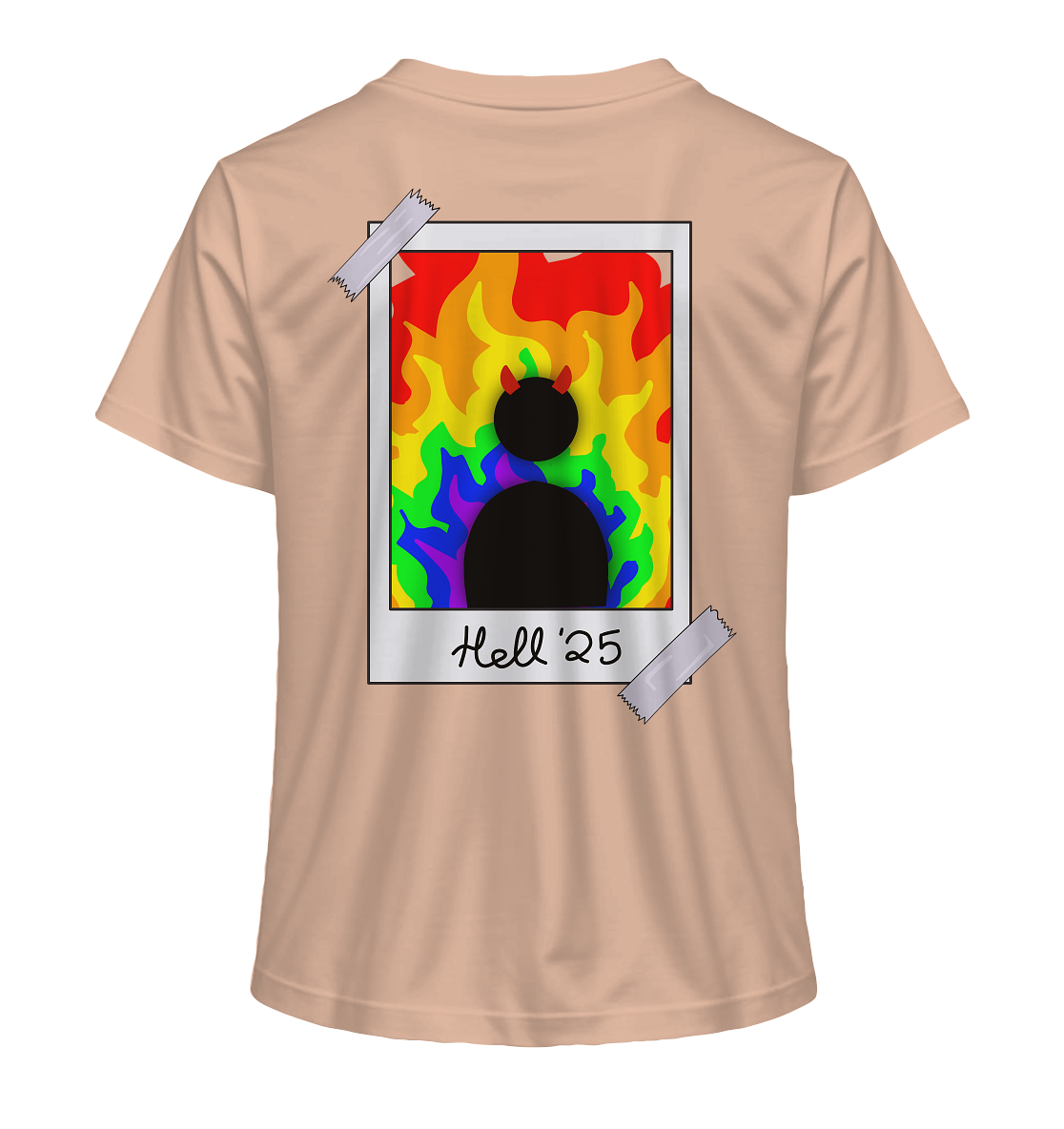 Queer in Hell '25 Backprint - Ladies Organic Shirt