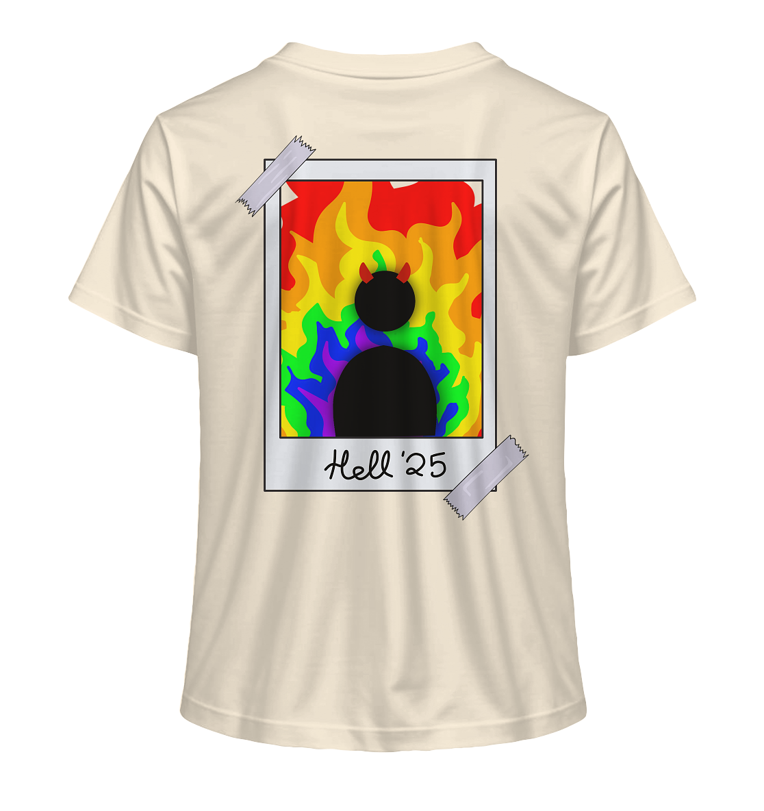 Queer in Hell '25 Backprint - Ladies Organic Shirt