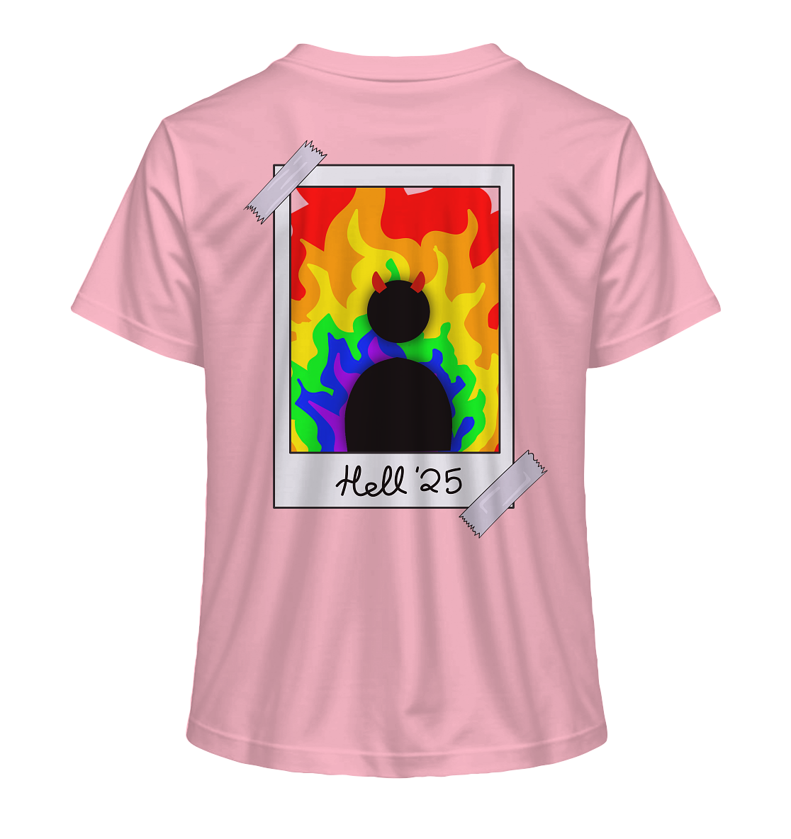 Queer in Hell '25 Backprint - Ladies Organic Shirt