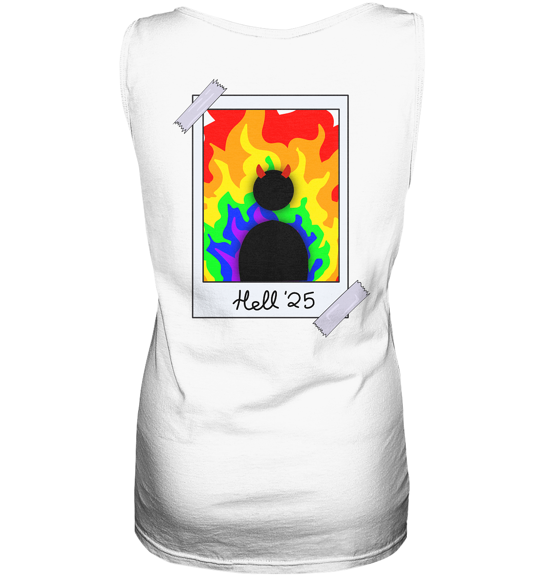 Queer in Hell '25 Backprint - Ladies Tank-Top