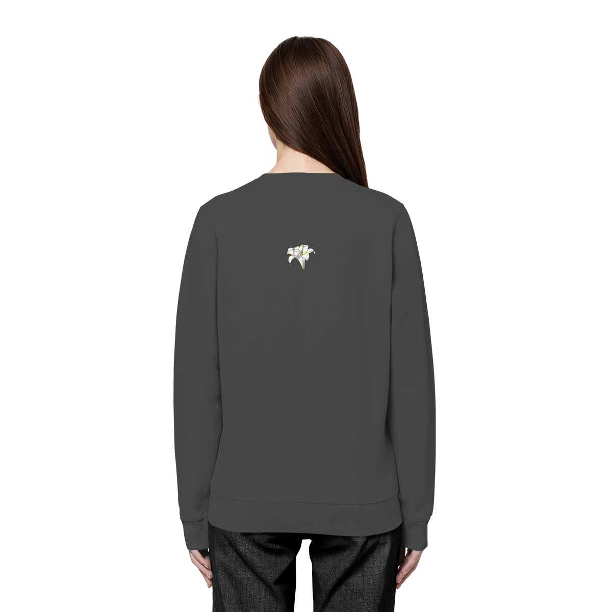 Seelenmännchen "Kuschelblume Edition" - Organic Basic Unisex Sweatshirt