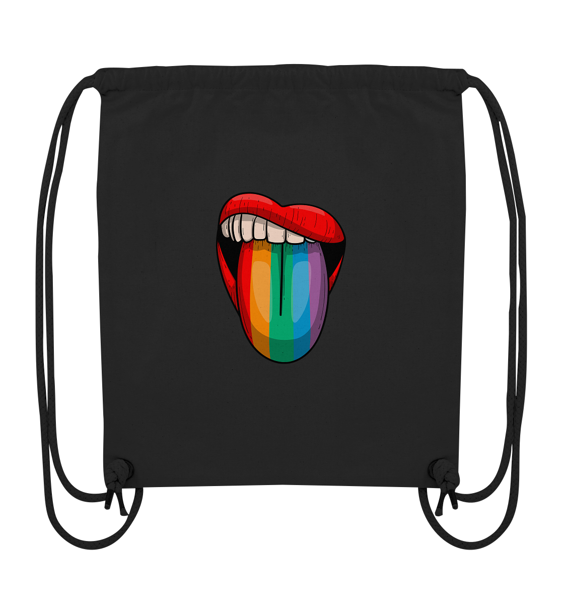 Speak Up or Shut Up Backprint - Organic Gym-Bag