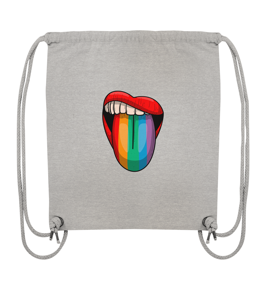 Speak Up or Shut Up Backprint - Organic Gym-Bag