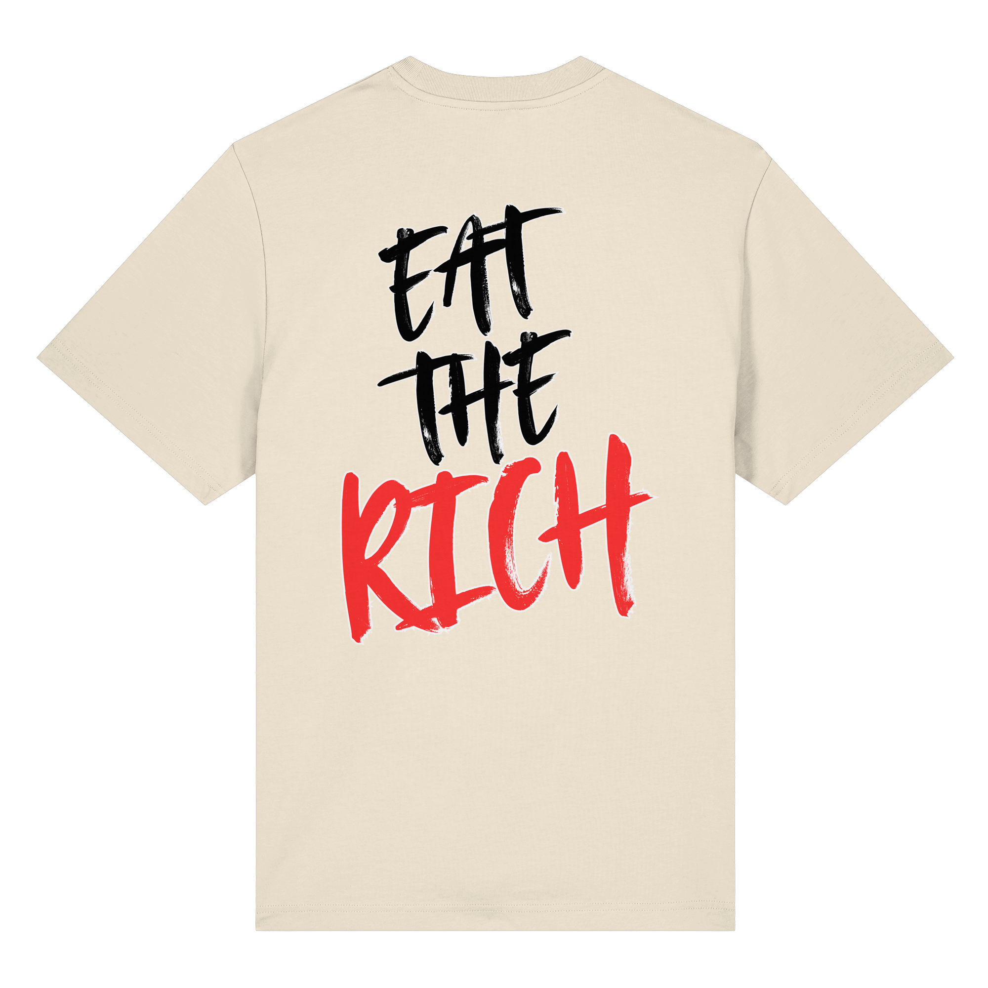 Eat the Rich "Skull Edition" Backprint - Organic Heavy T-Shirt