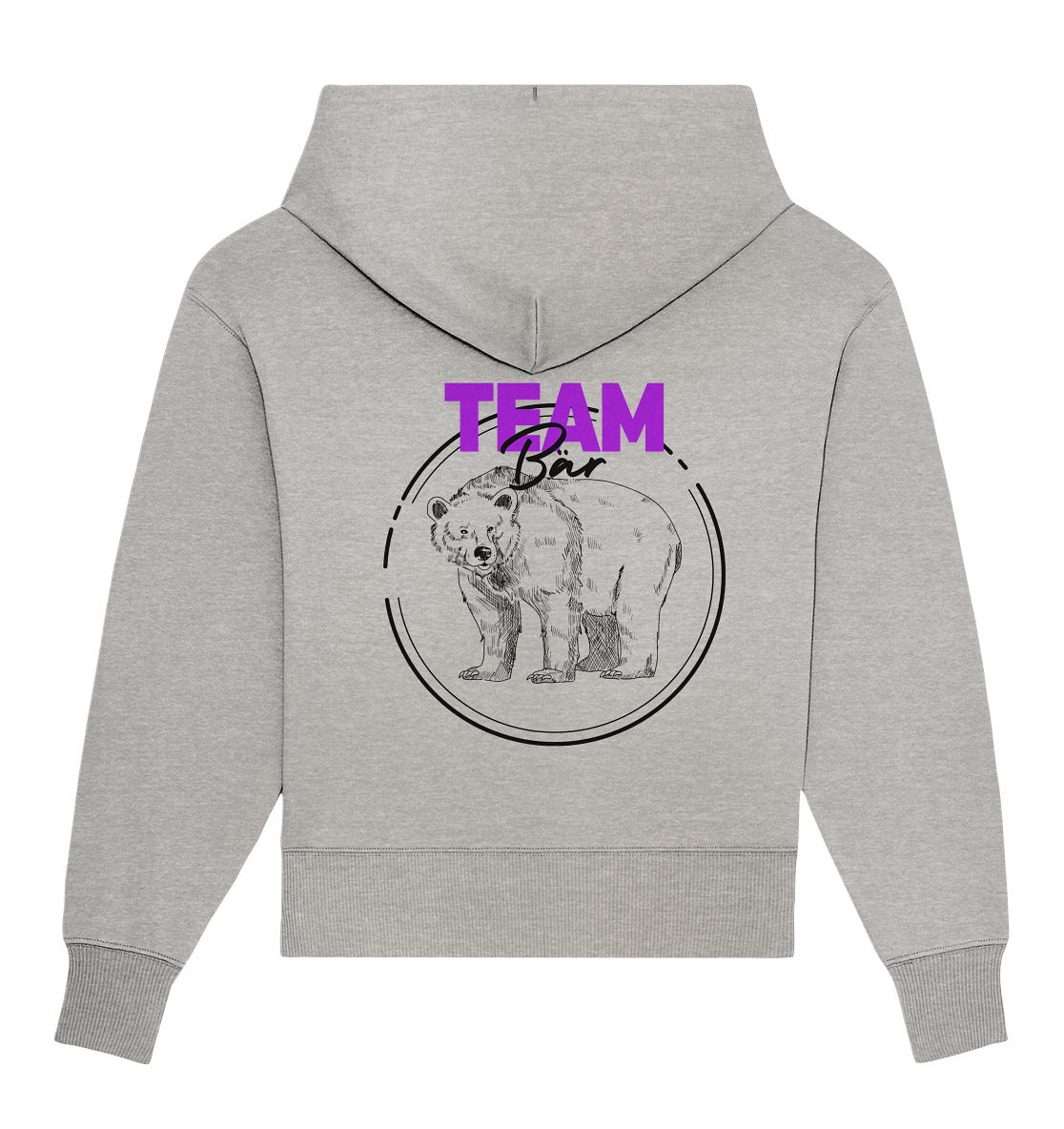 Team Bär Backprint - Organic Oversize Hoodie