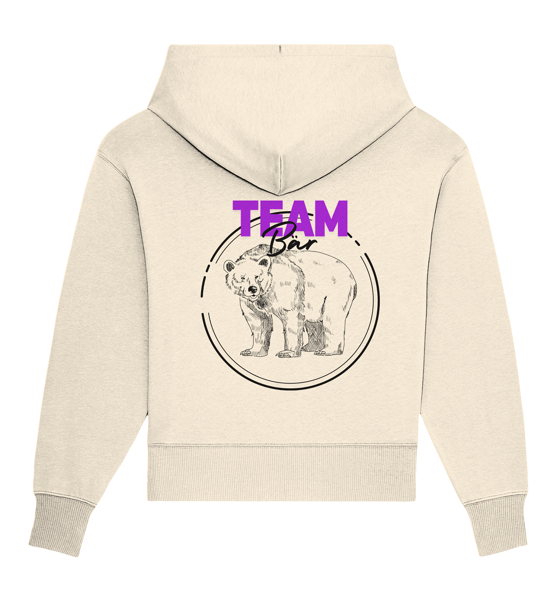 Team Bär Backprint - Organic Oversize Hoodie