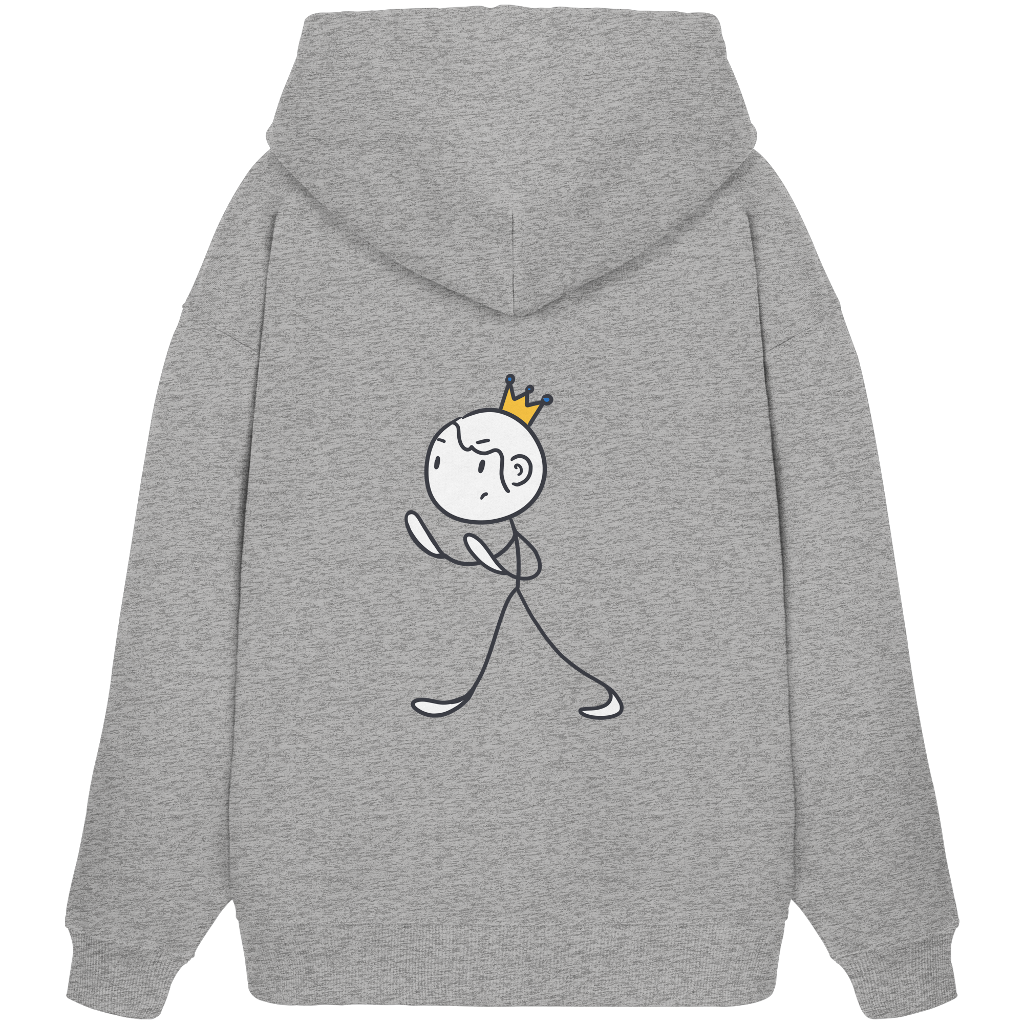 Survivor Queens Logo "Schriftzug Edition" mit Seelenmännchen "Selbstverteidigung Edition" Backprint - Organic Oversize Hoodie