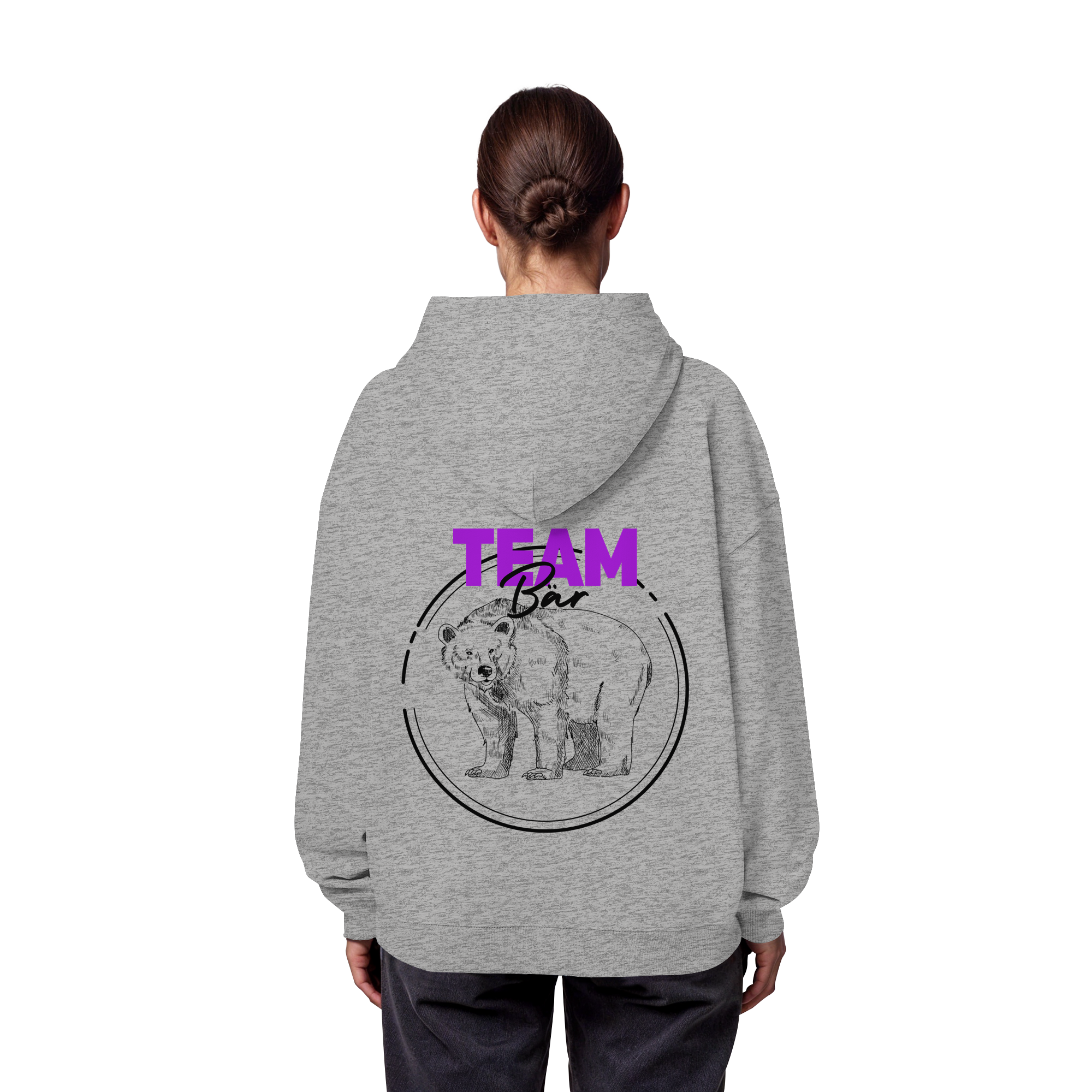 Team Bär Backprint - Organic Oversize Hoodie
