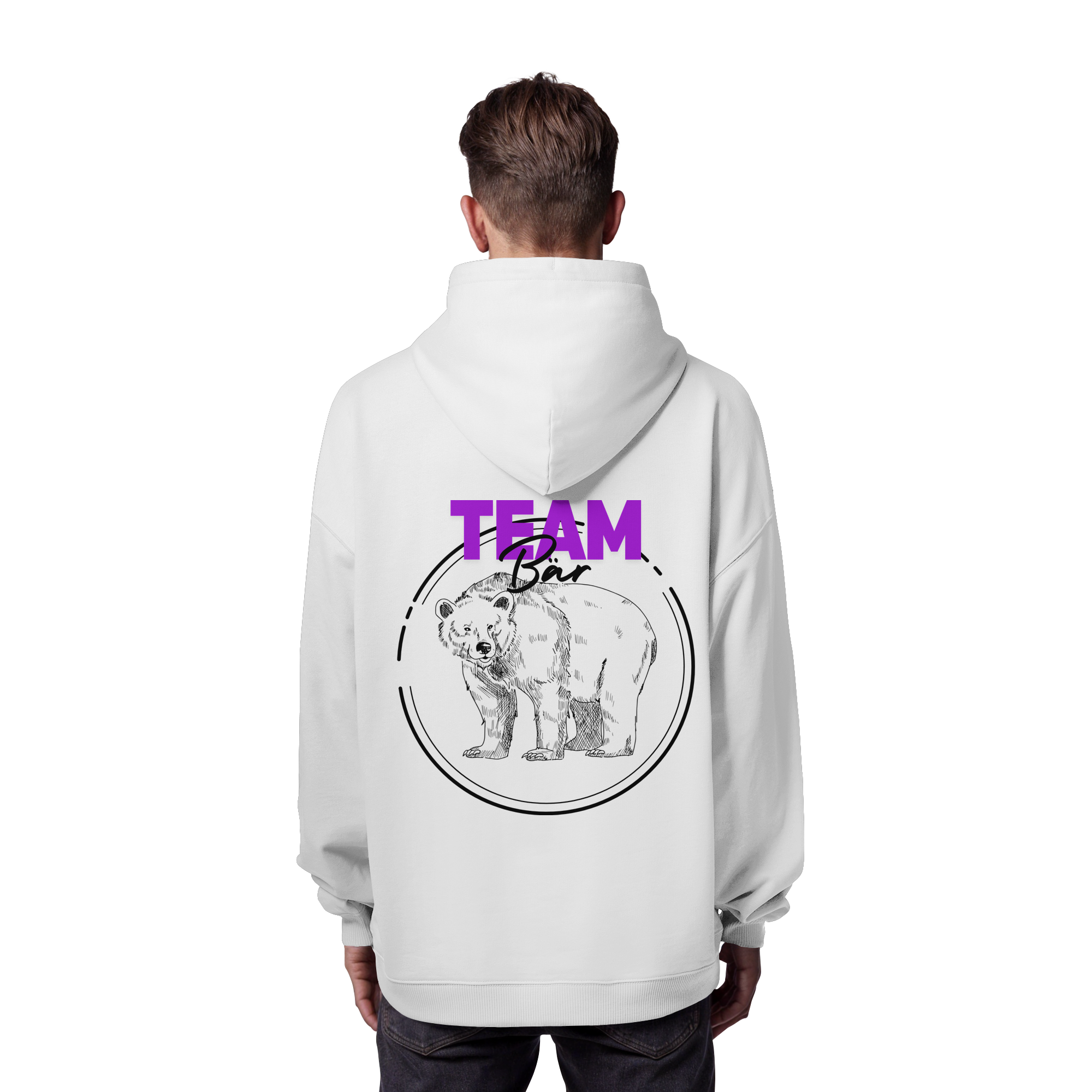 Team Bär Backprint - Organic Oversize Hoodie