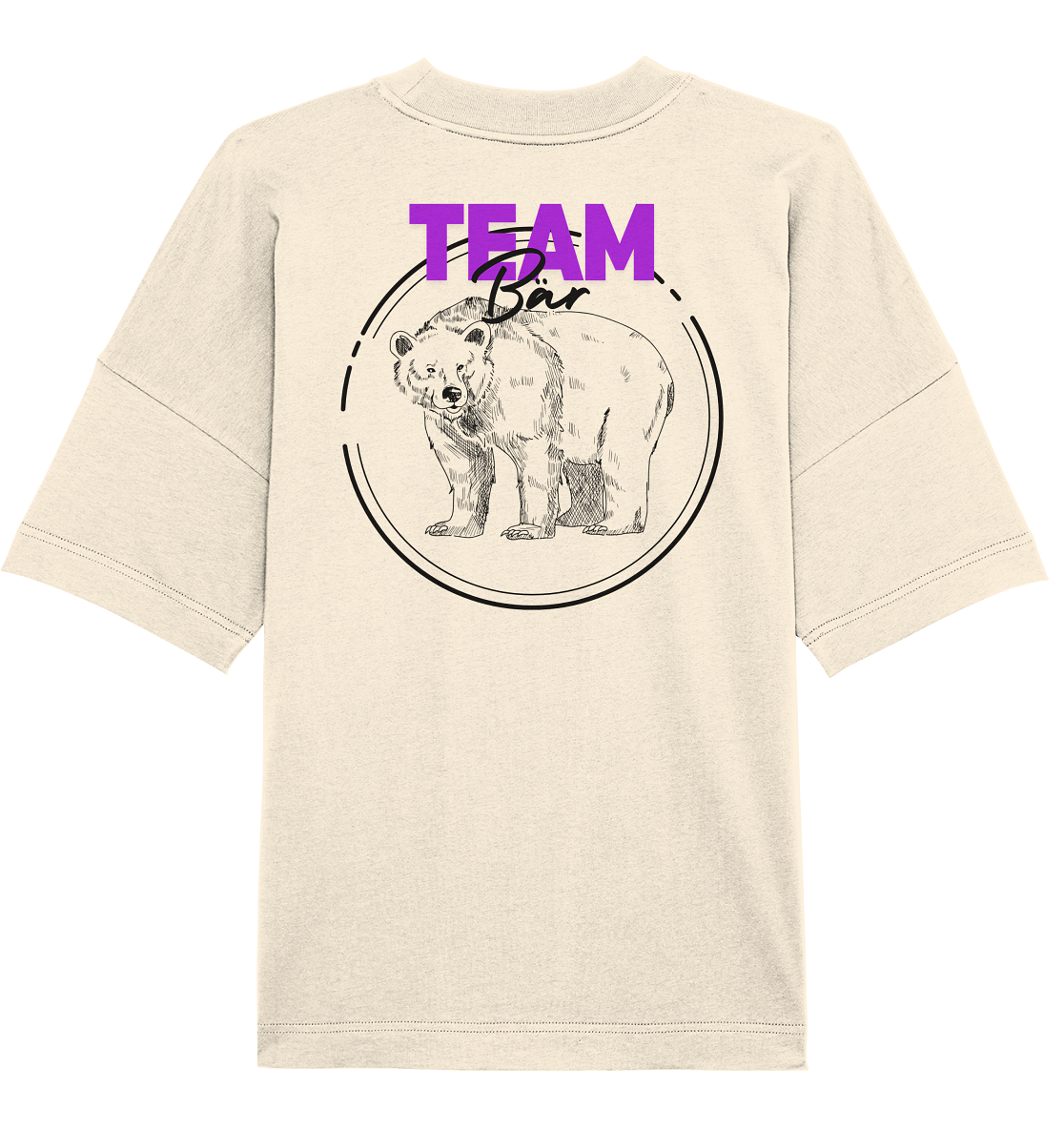 Team Bär Backprint - Organic Oversize Shirt