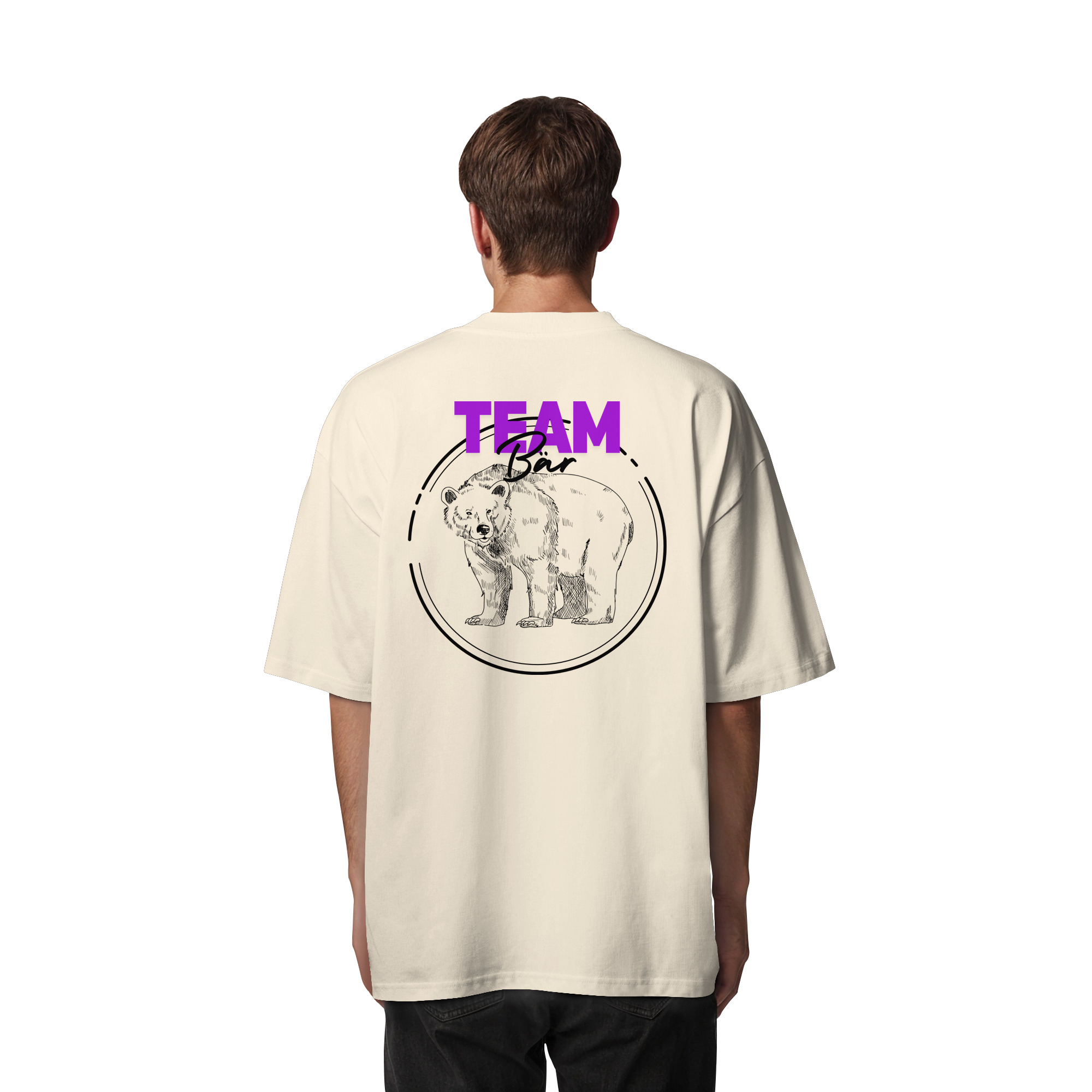 Team Bär Backprint - Organic Oversize Shirt