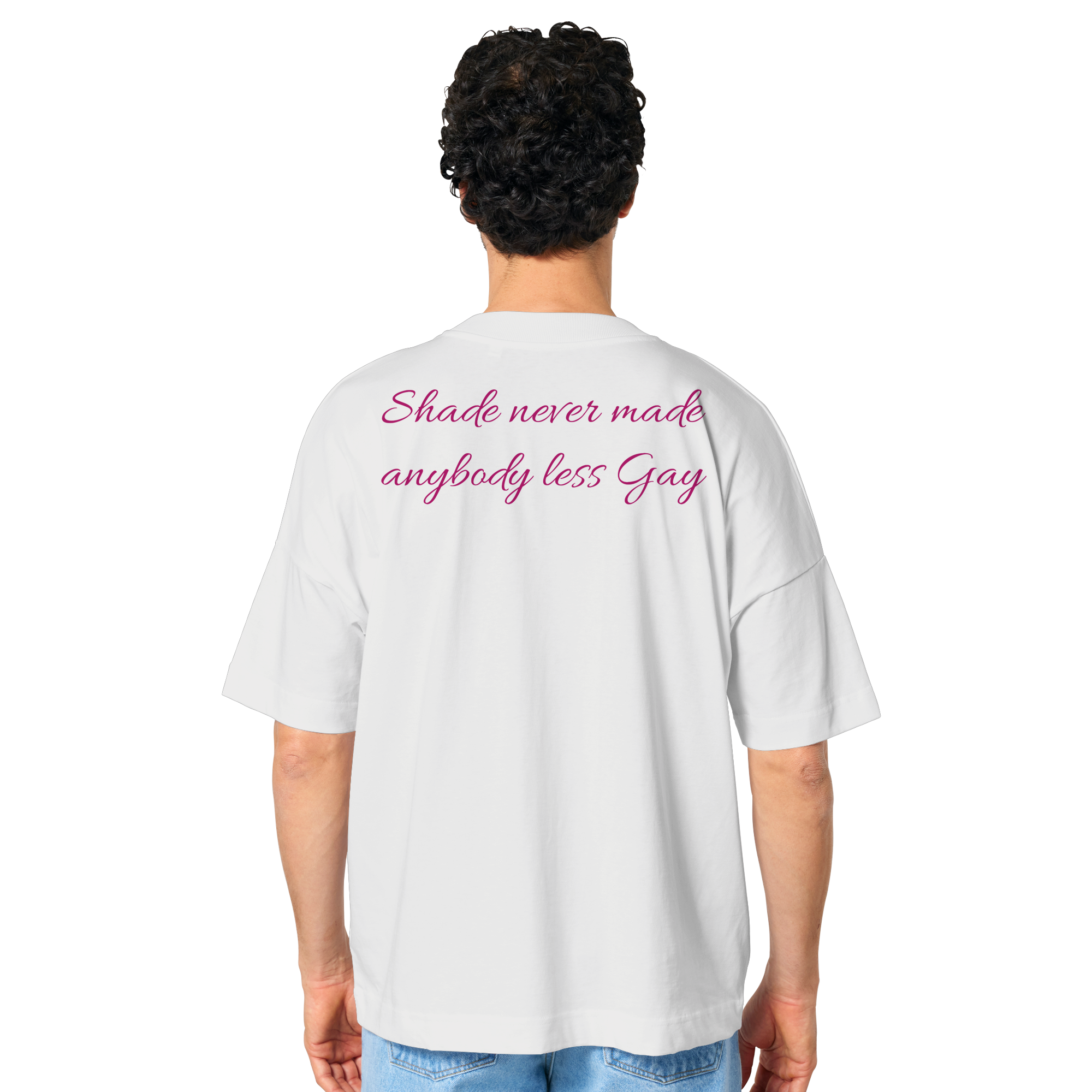Antifa Lover Backprint - Organic Oversize Shirt