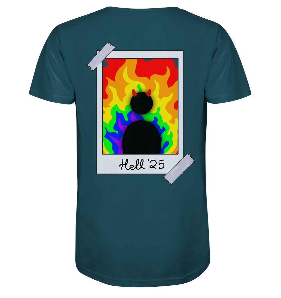 Queer in Hell '25 Backprint - Organic Shirt