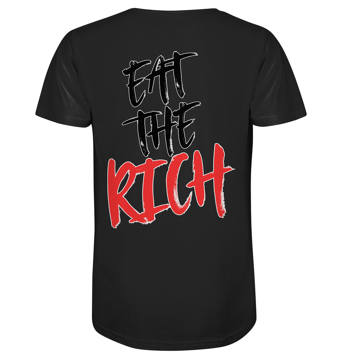 Eat the Rich "Skull Edition" Backprint - Organic Shirt