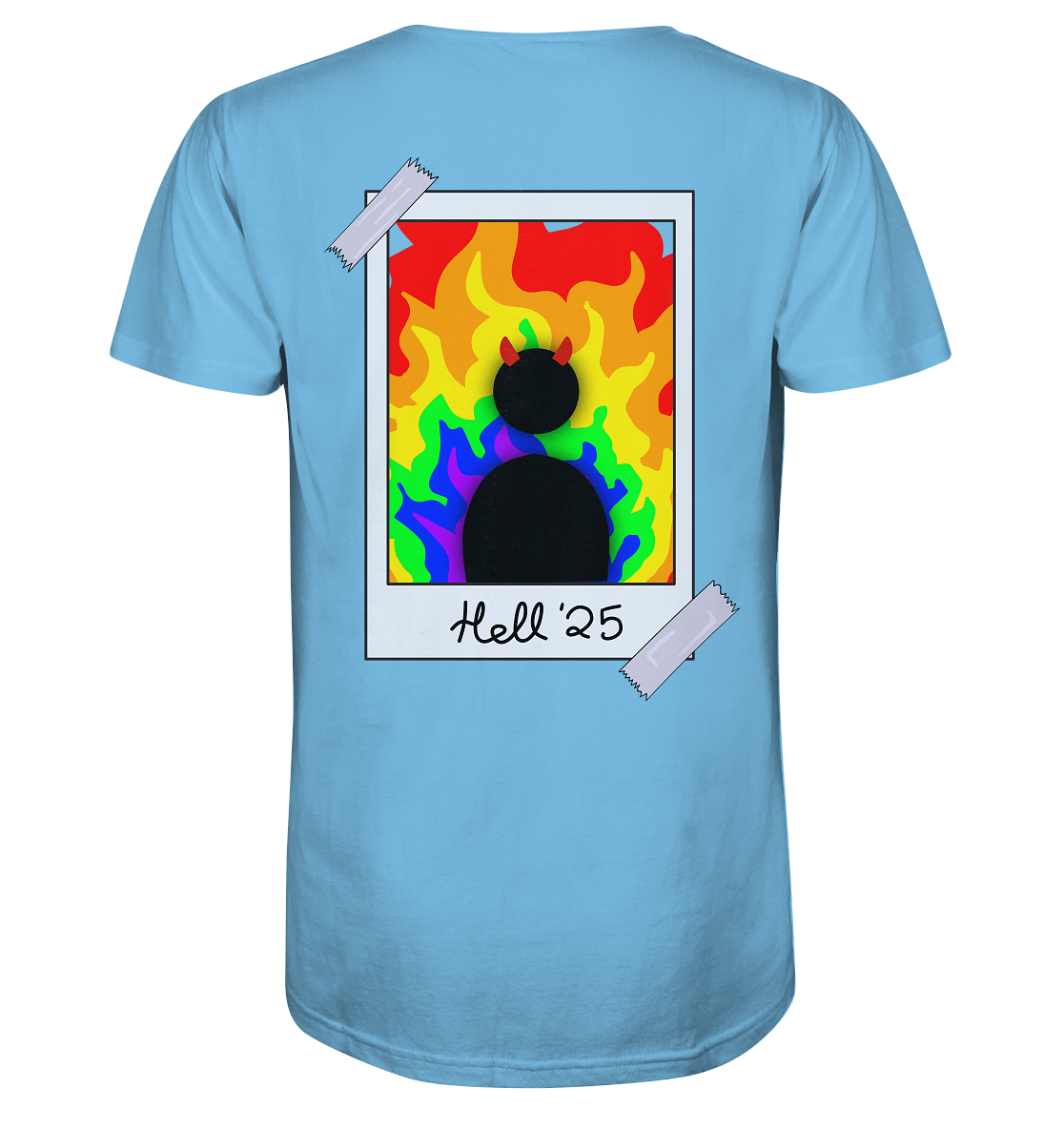 Queer in Hell '25 Backprint - Organic Shirt