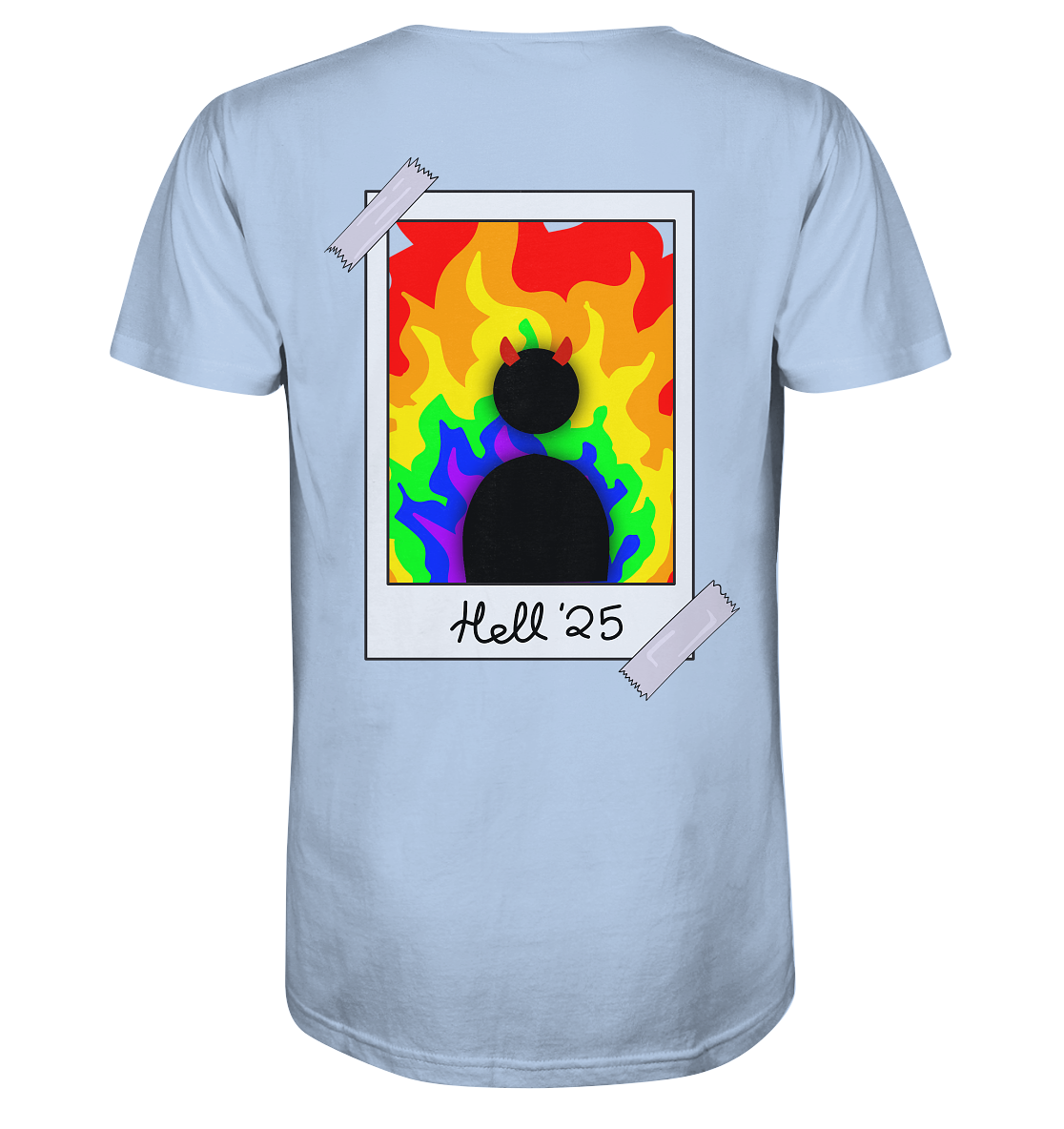 Queer in Hell '25 Backprint - Organic Shirt