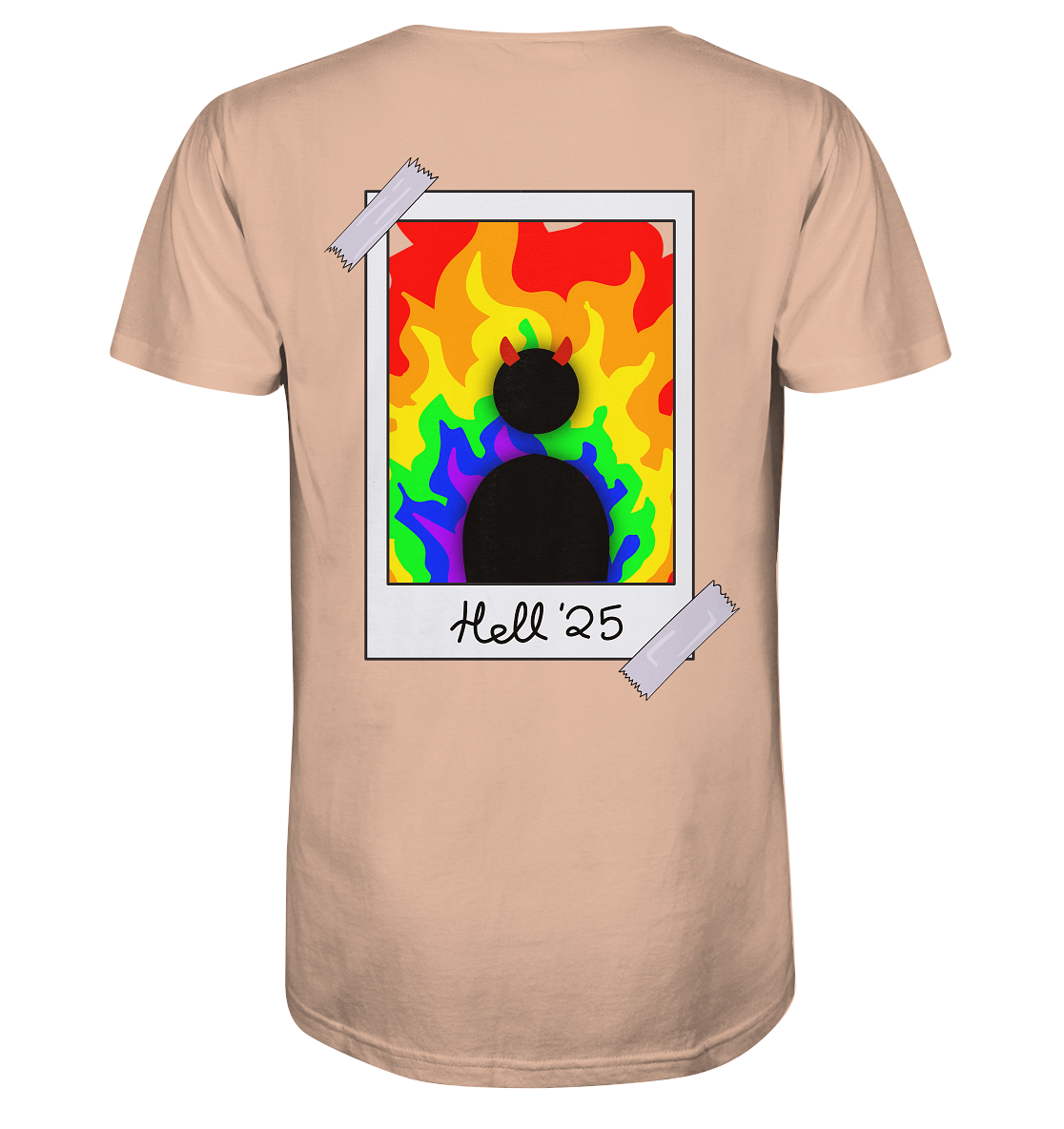 Queer in Hell '25 Backprint - Organic Shirt