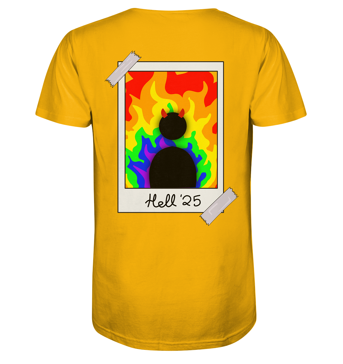 Queer in Hell '25 Backprint - Organic Shirt
