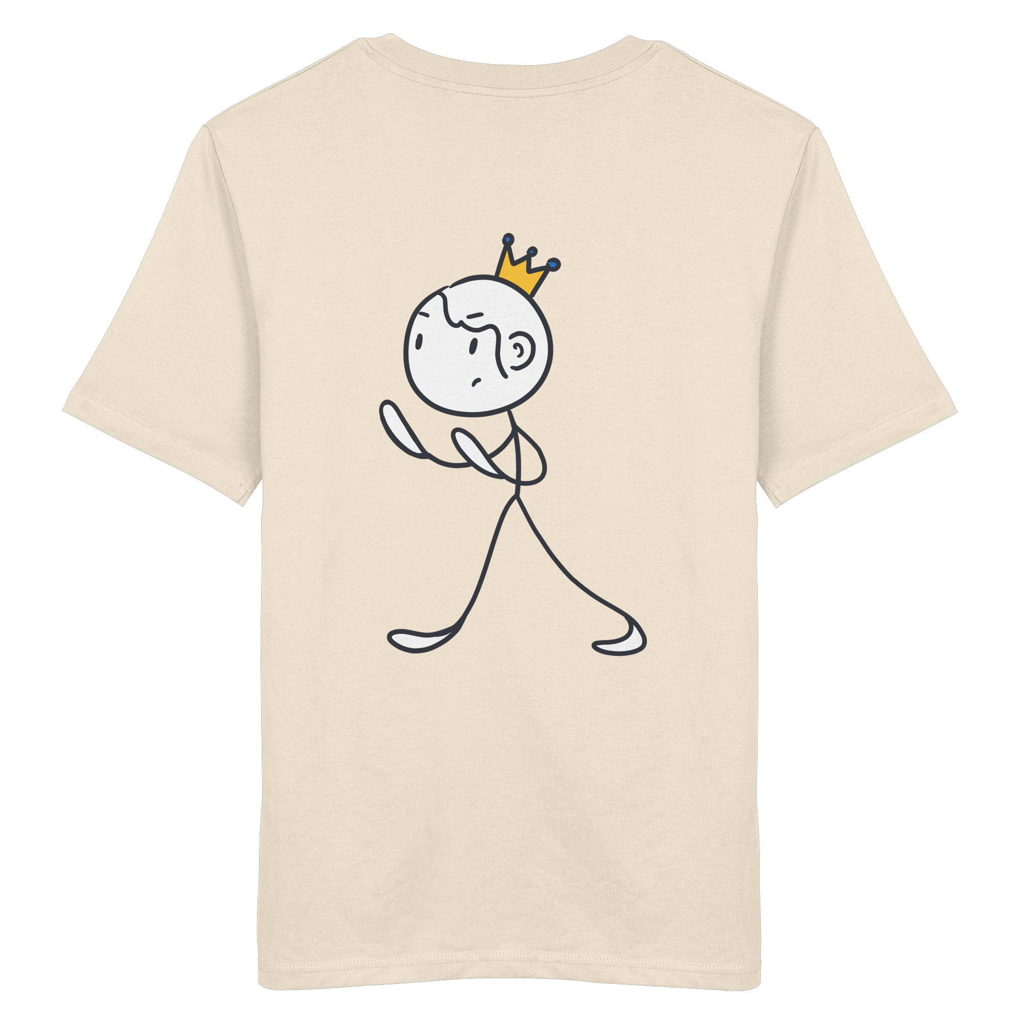 Survivor Queens Logo "Schriftzug Edition" mit Seelenmännchen "Selbstverteidigung Edition" Backprint (hell) - Organic Shirt