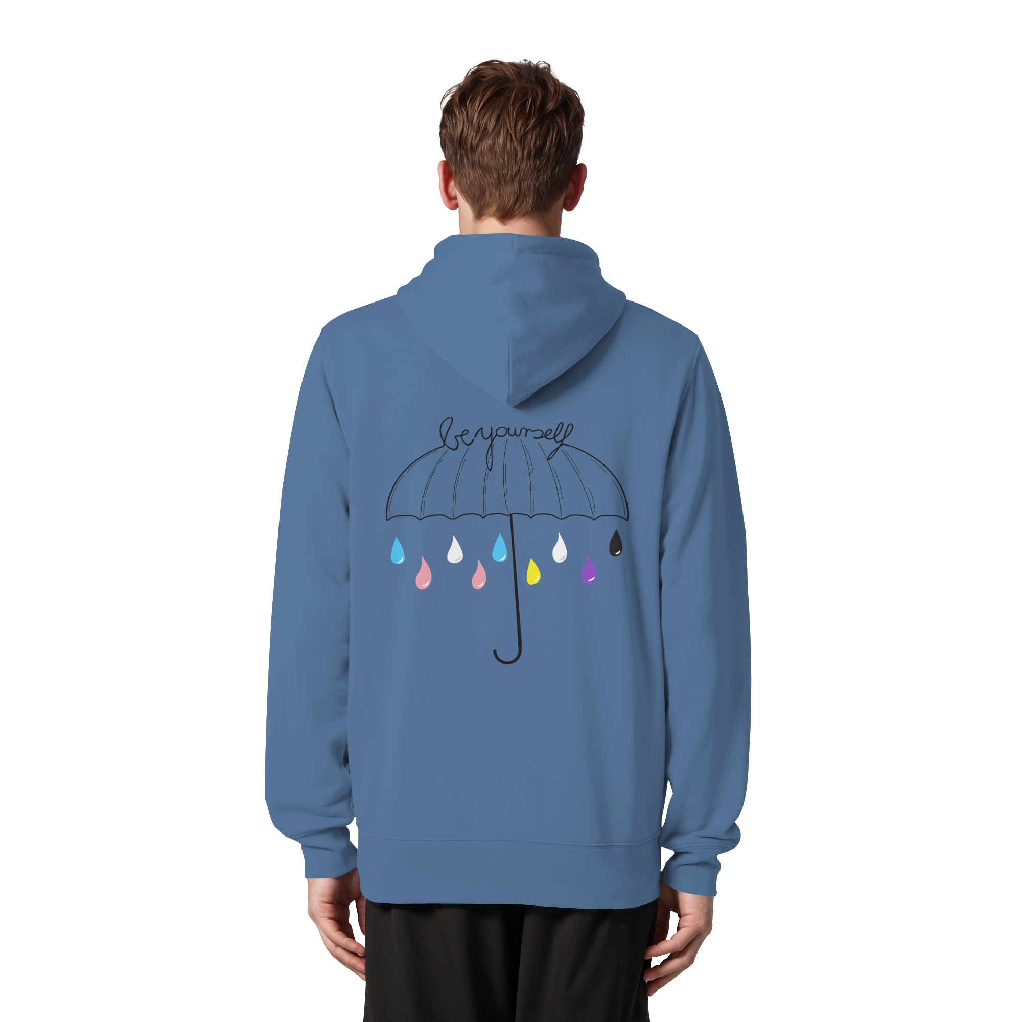 Trans Umbrella Backprint - Organic Zipper