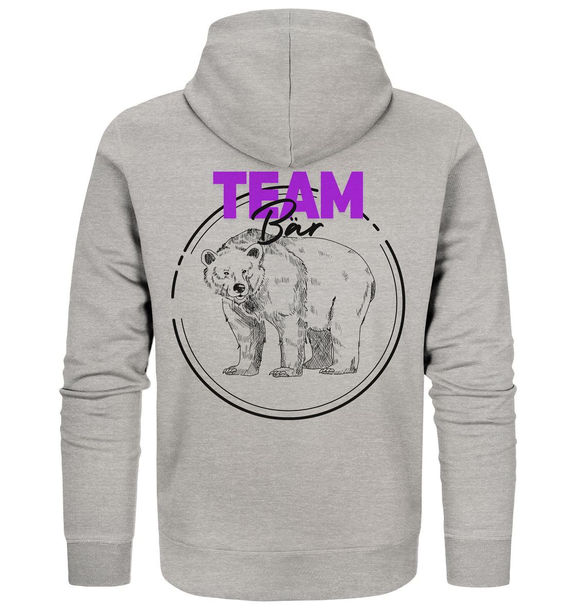 Team Bär Backprint - Organic Zipper