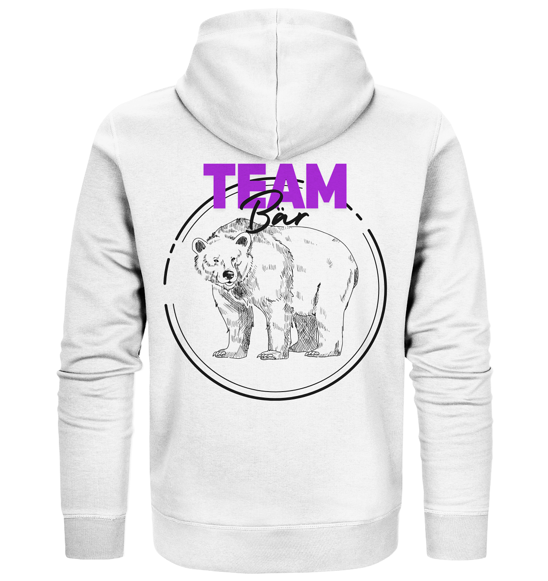 Team Bär Backprint - Organic Zipper
