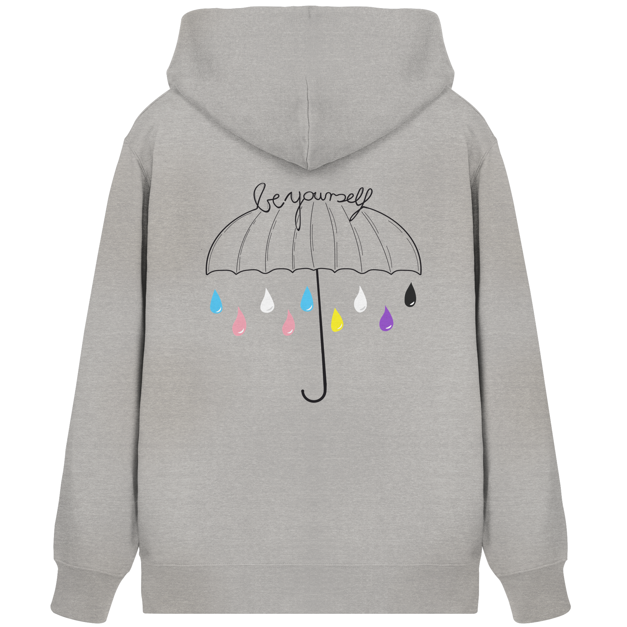 Trans Umbrella Backprint - Organic Zipper