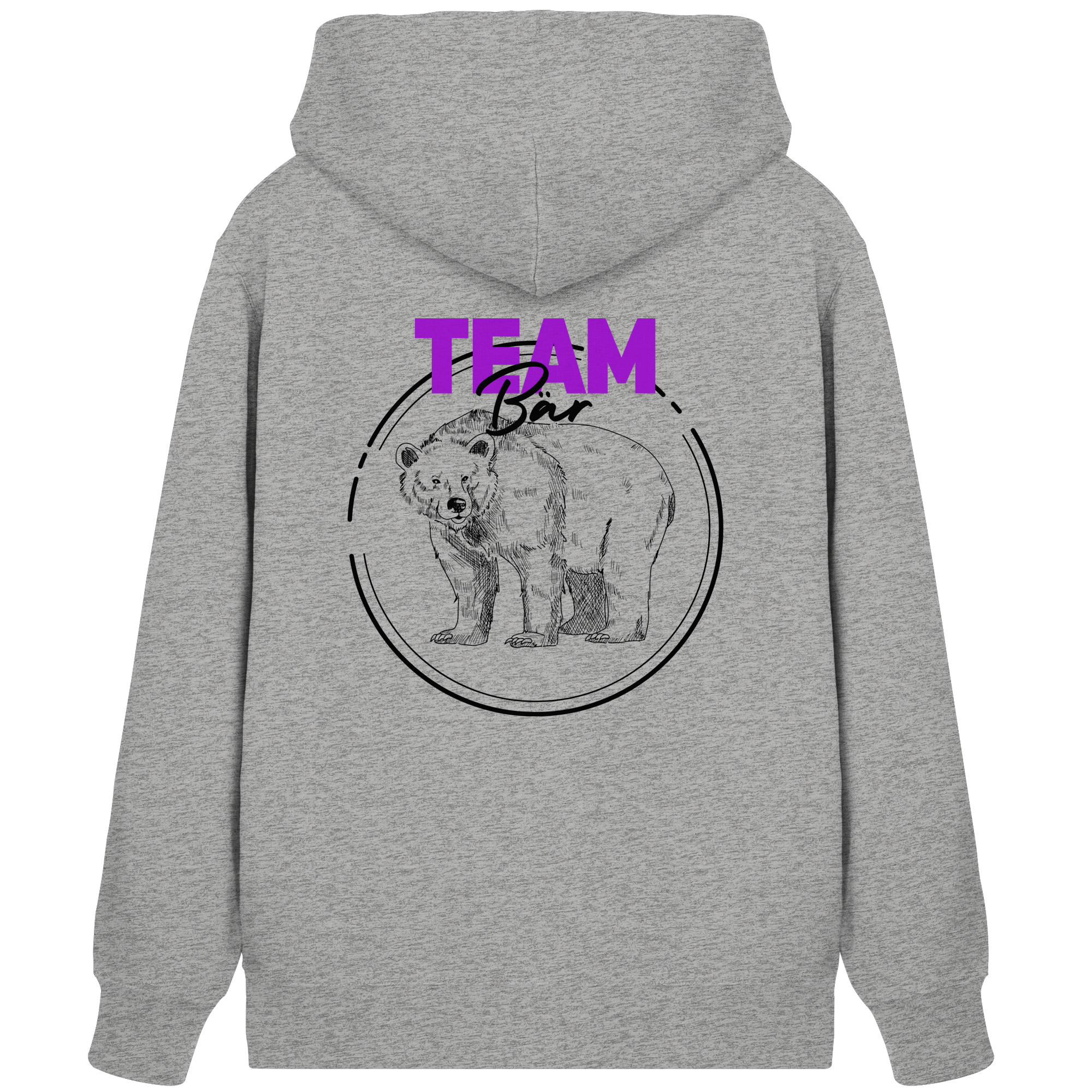 Team Bär Backprint - Organic Zipper