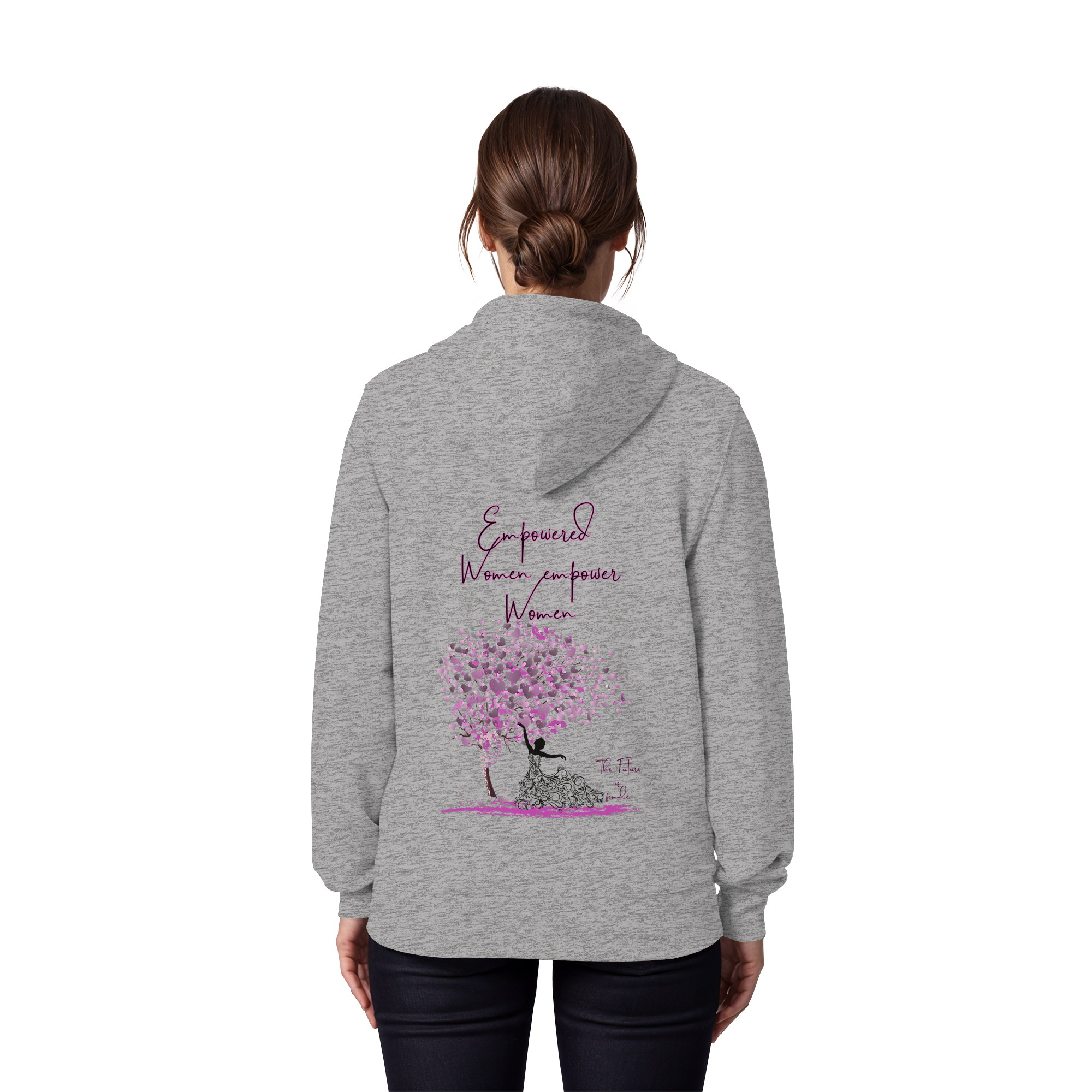 Empowered Women empower Women Backprint - Organic Zipper