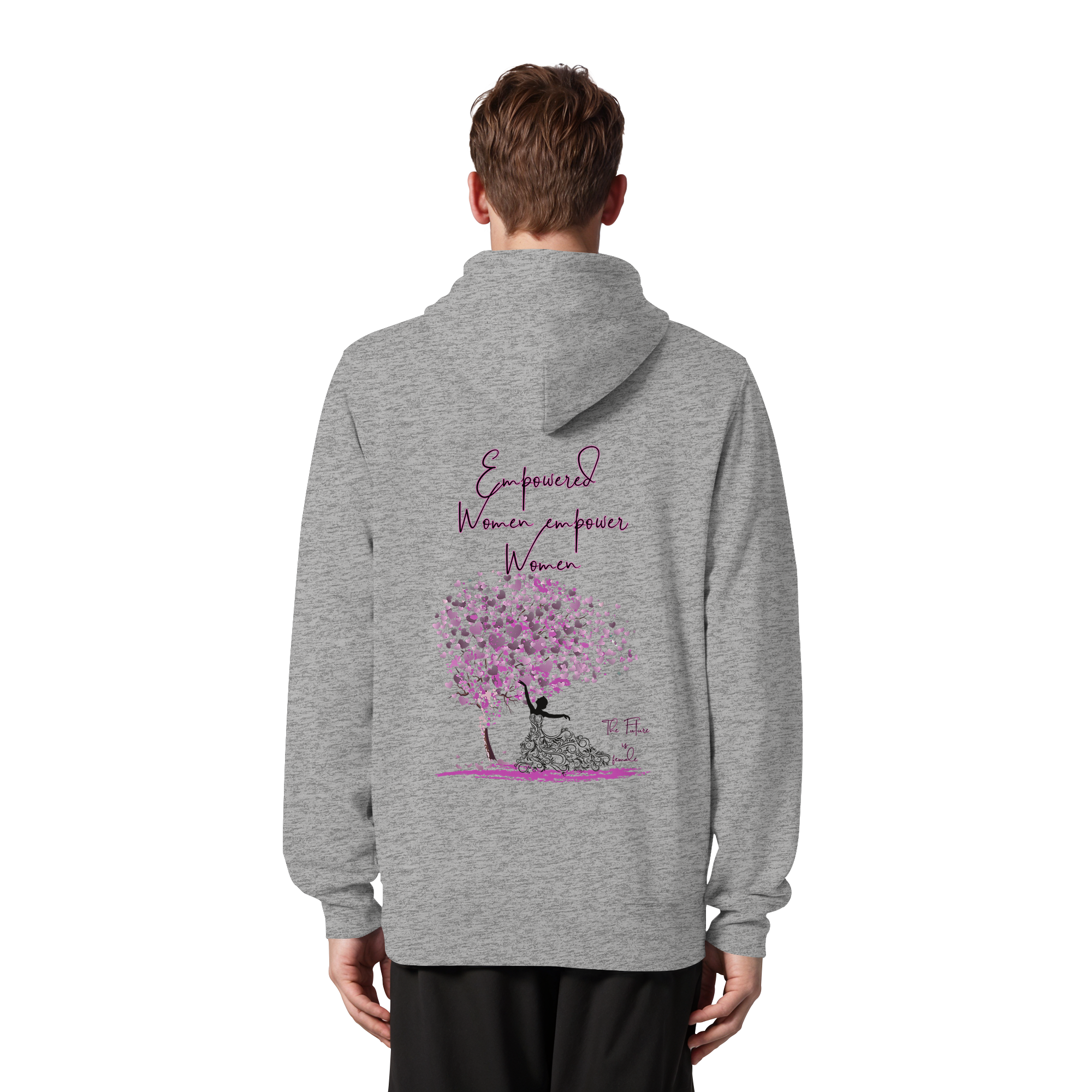 Empowered Women empower Women Backprint - Organic Zipper