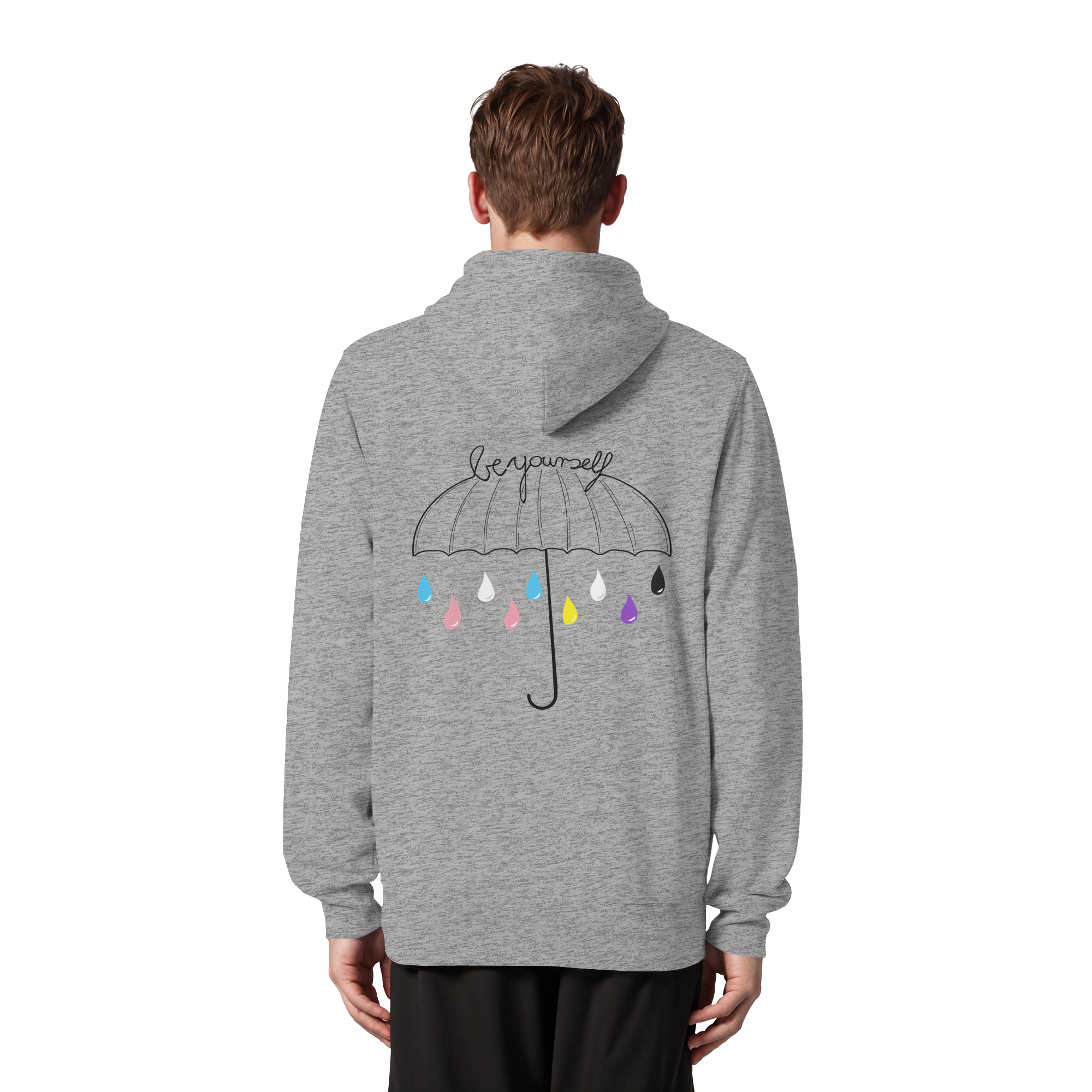 Trans Umbrella Backprint - Organic Zipper