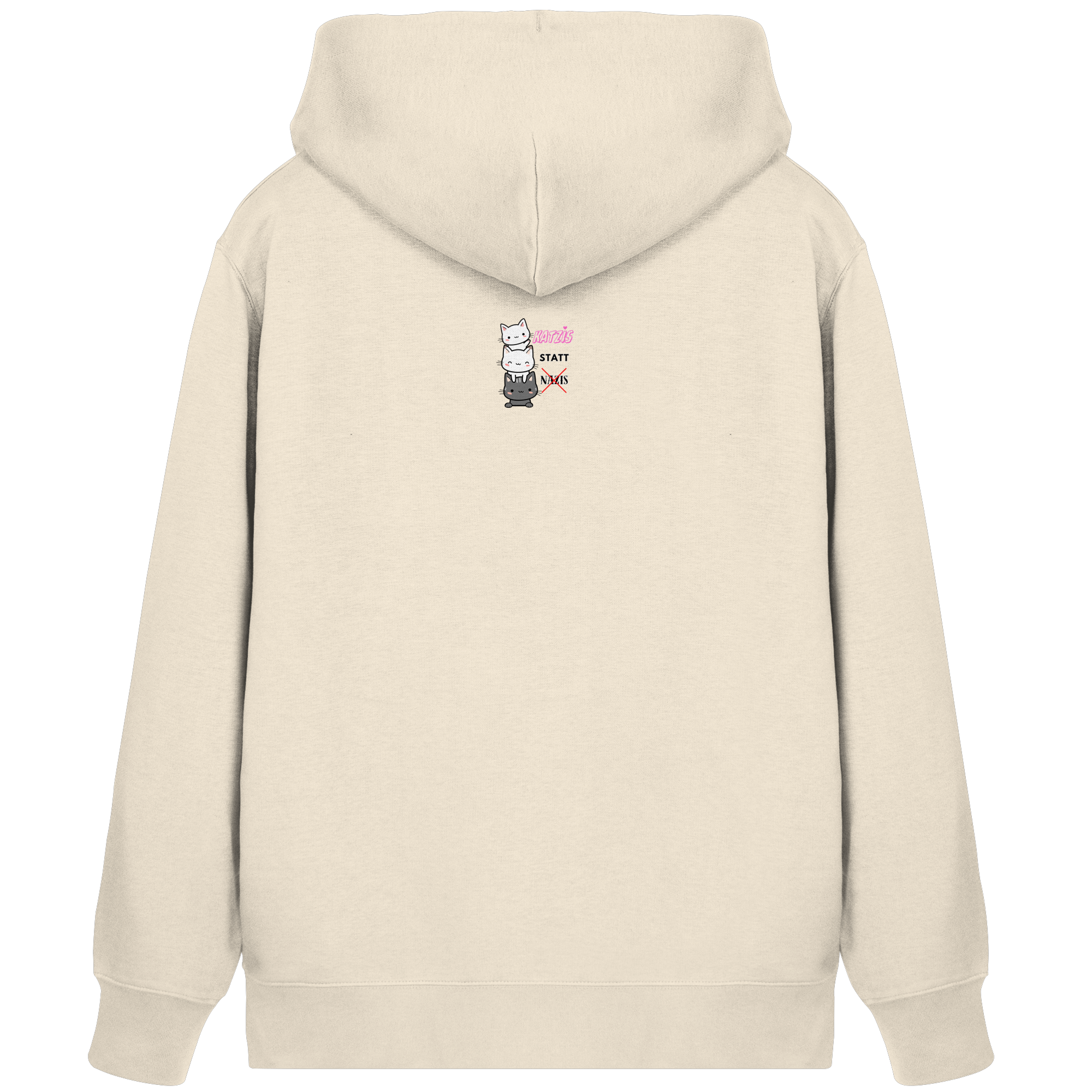 Katzis statt Nazis - Organic Zipper