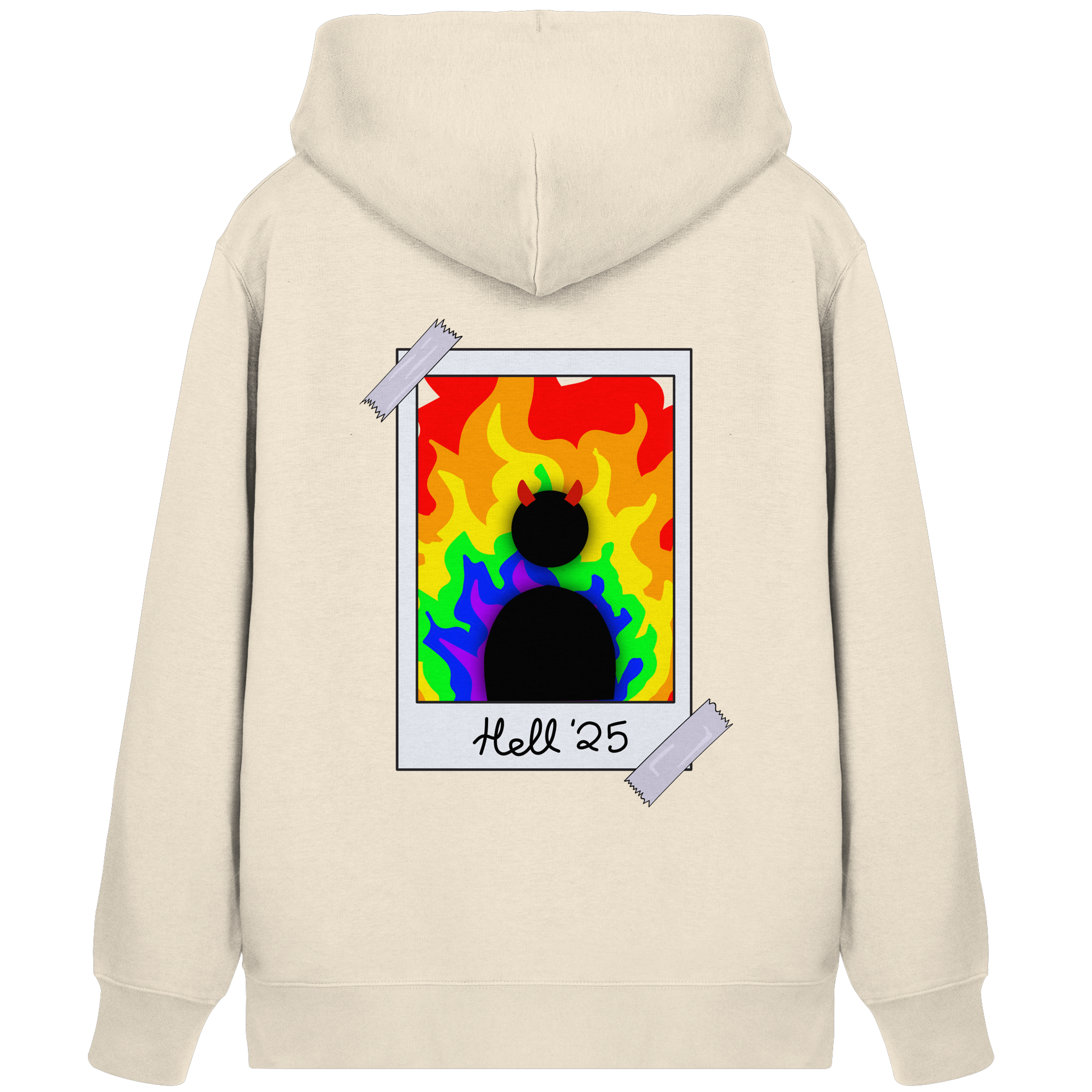 Queer in Hell '25 Backprint - Organic Zipper