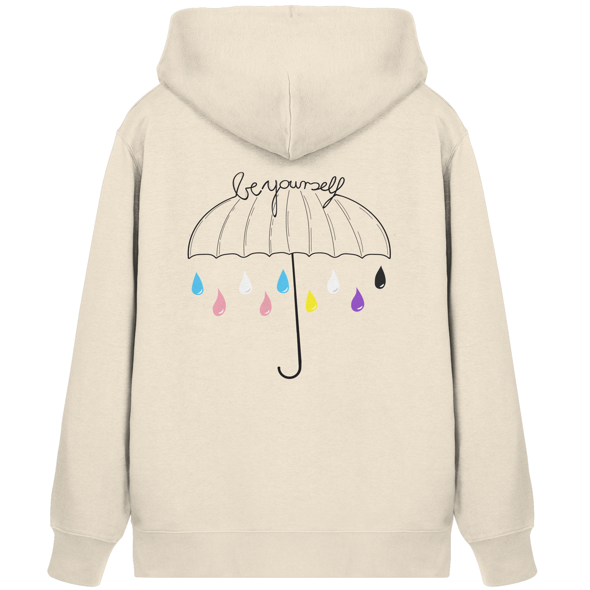 Trans Umbrella Backprint - Organic Zipper