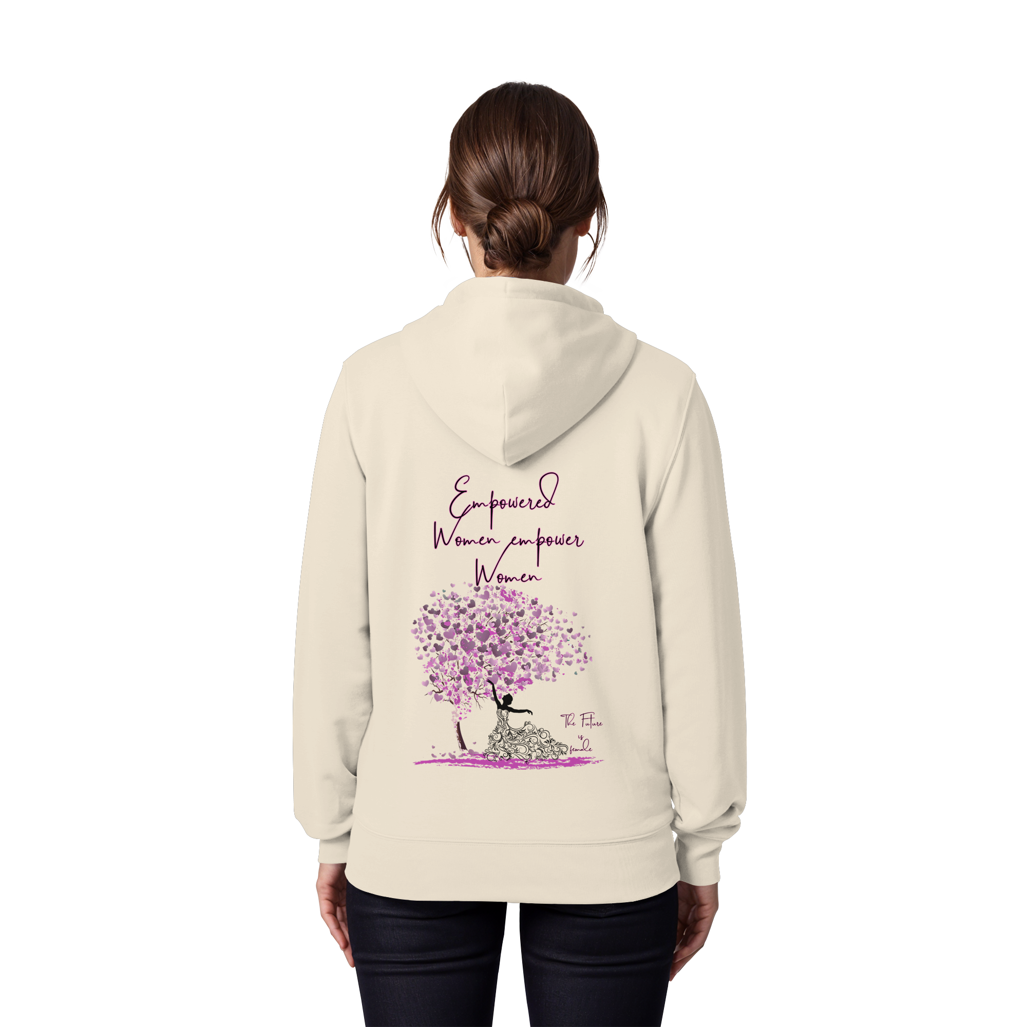 Empowered Women empower Women Backprint - Organic Zipper