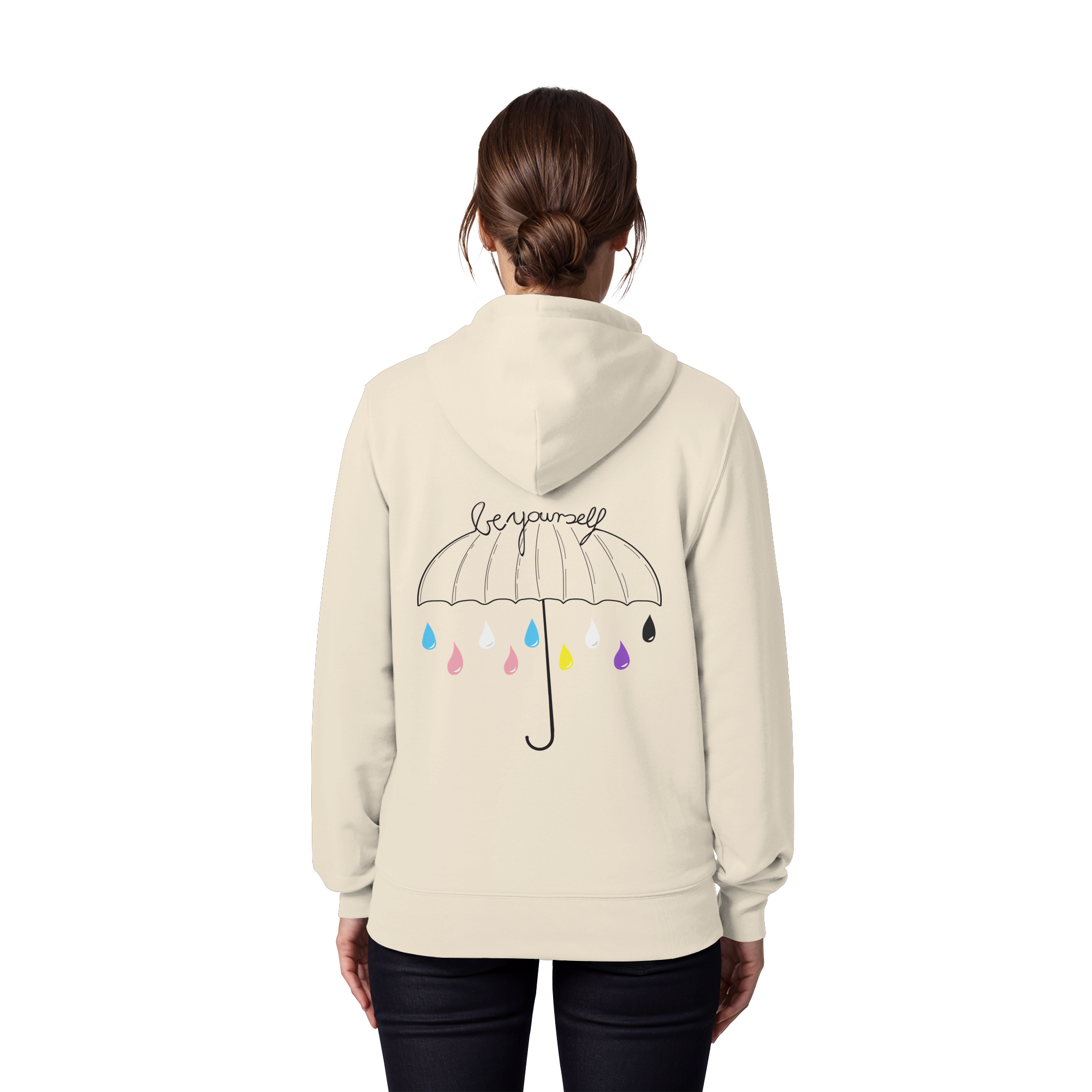 Trans Umbrella Backprint - Organic Zipper