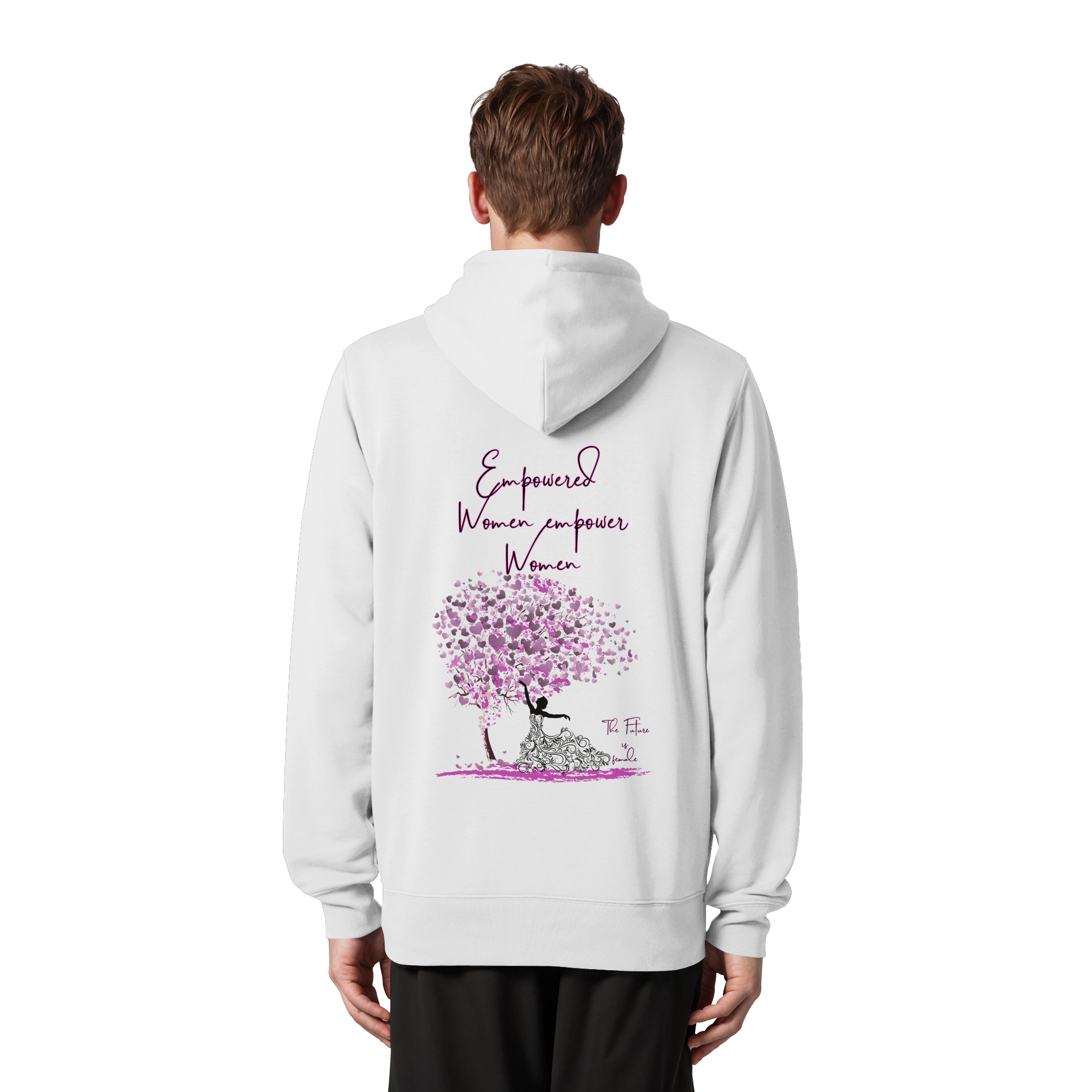 Empowered Women empower Women Backprint - Organic Zipper