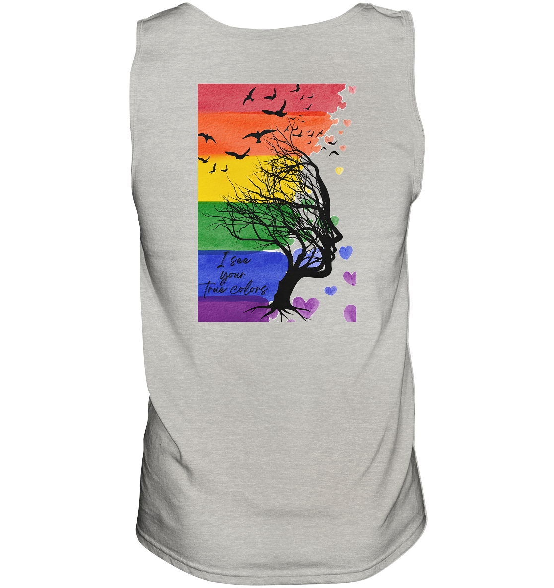 I see your True colors Backprint - Tank-Top